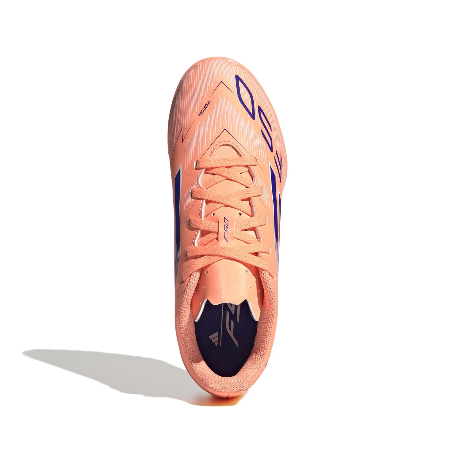 adidas Kids F50 Club Turf Soccer Shoes - Coral Blaze Pack (FA25) (Top)