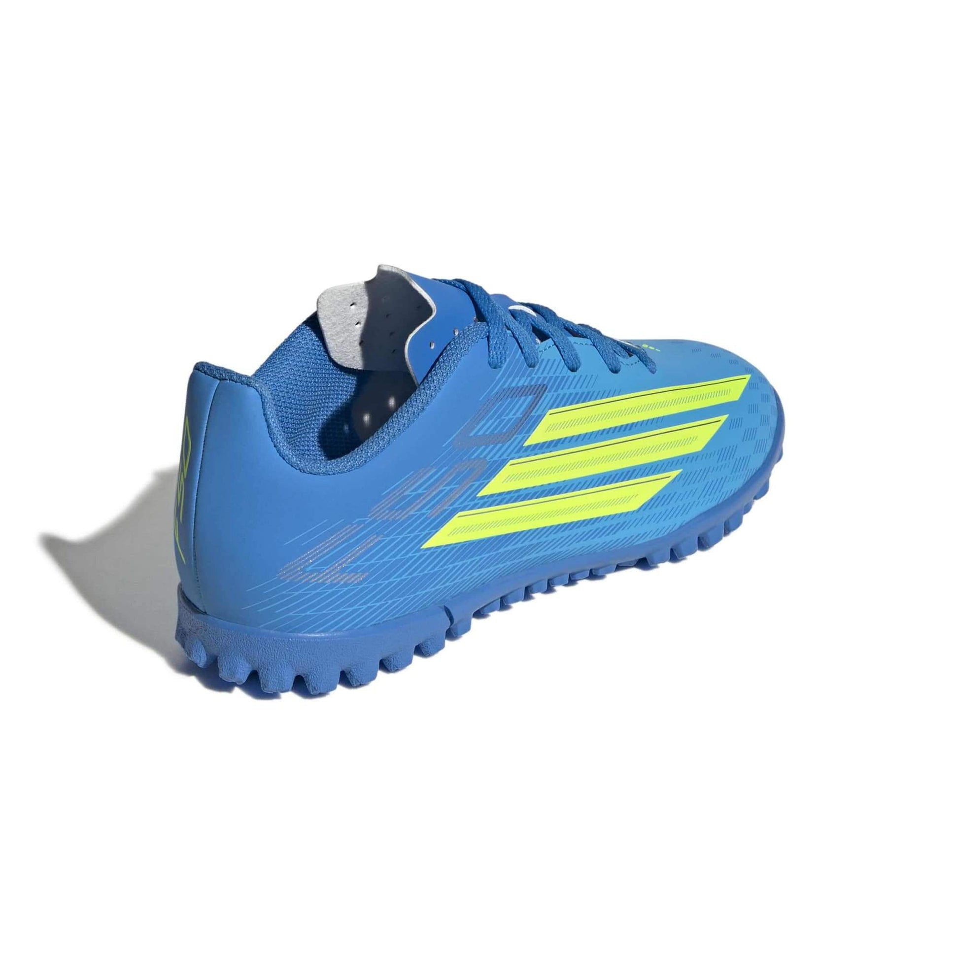 adidas Kids F50 Club Turf Soccer Shoes - Ice Cold PrecisIon Pack (SP26) (Lateral - Back)