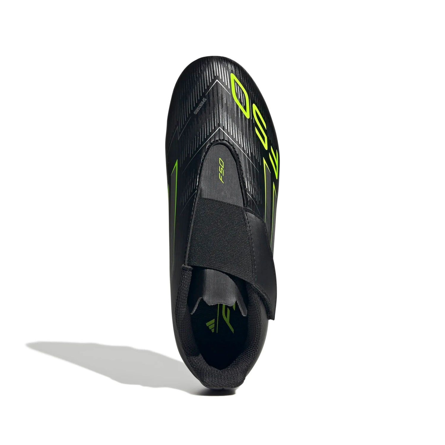 adidas Kids F50 Club Velcro Firm-Multi Ground Soccer Cleats - Electric Stealth Pack (FA25) (Top)