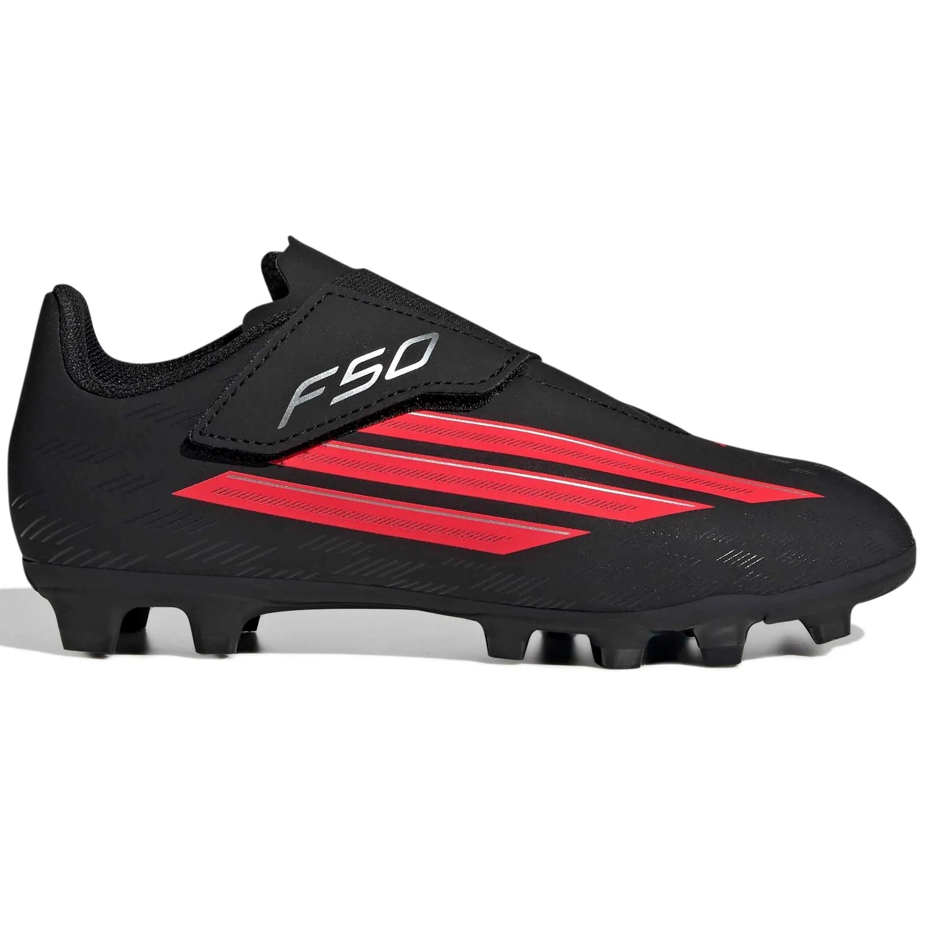 adidas Kids F50 Club Velcro Firm/Multi Ground Soccer Cleats - Immortal DNA Pack (SP26) (Side 1)