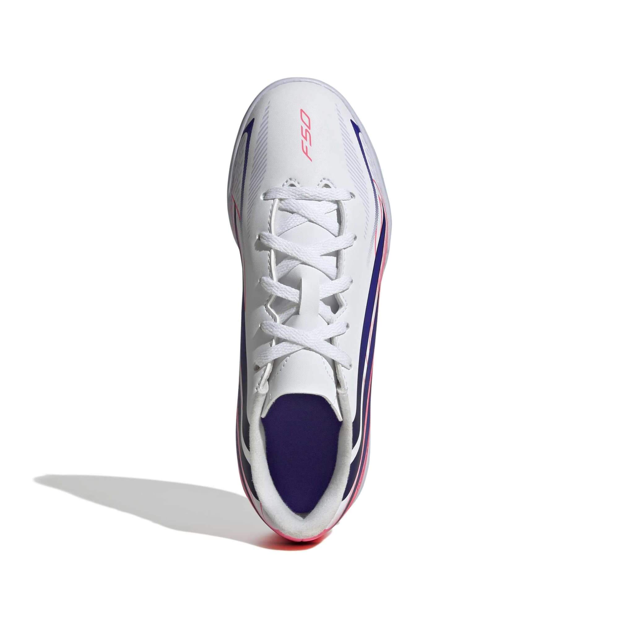adidas Kids F50 Hyperfast Club Indoor Soccer Shoes - Chaos Vs Control Pack (FA26) (Top)