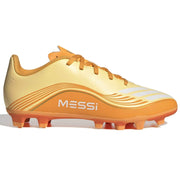 adidas Kids F50 Messi Club Firm/Multi Ground Soccer Cleats - Messi Hora Dorada Pack (SP26) (Side 1)