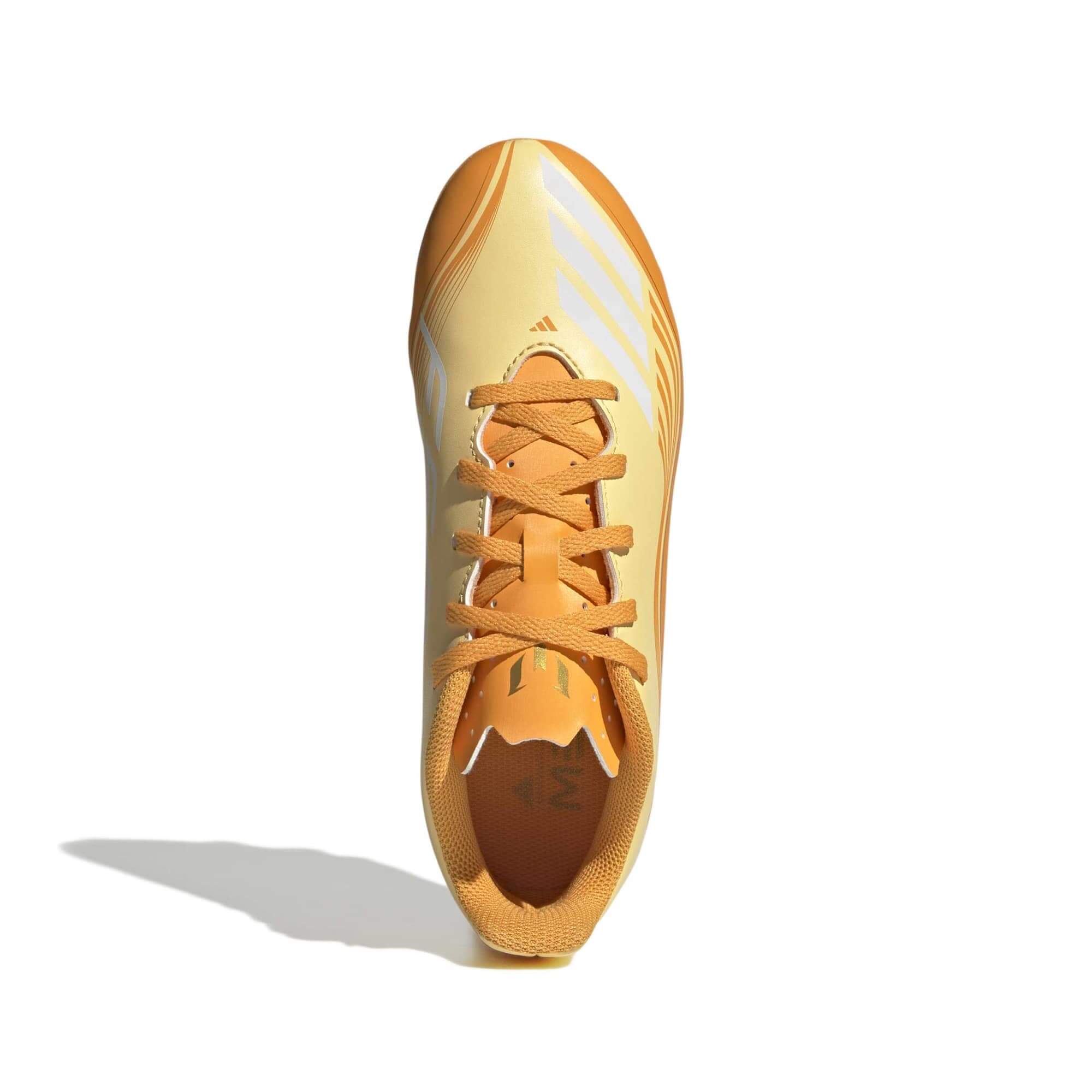 adidas Kids F50 Messi Club Firm/Multi Ground Soccer Cleats - Messi Hora Dorada Pack (SP26) (Top)