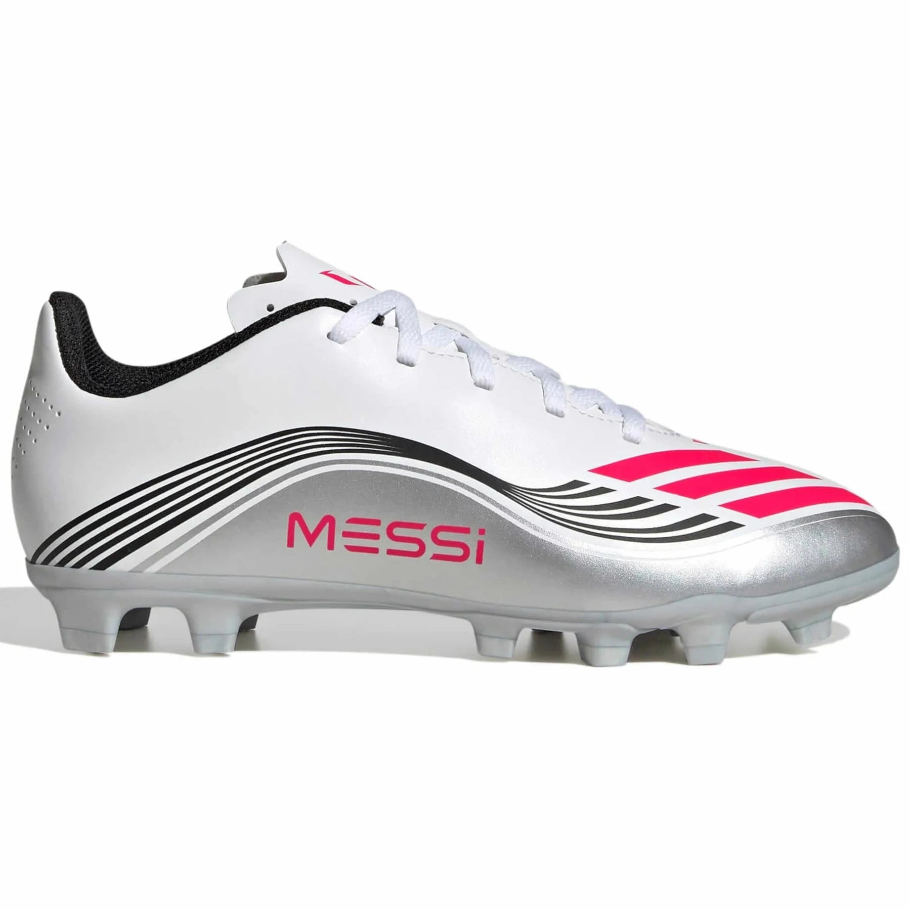 adidas Kids F50 Messi Club Firm-Multi Ground Soccer Cleats - Messi Prestig 10 (FA25) (Side 1)