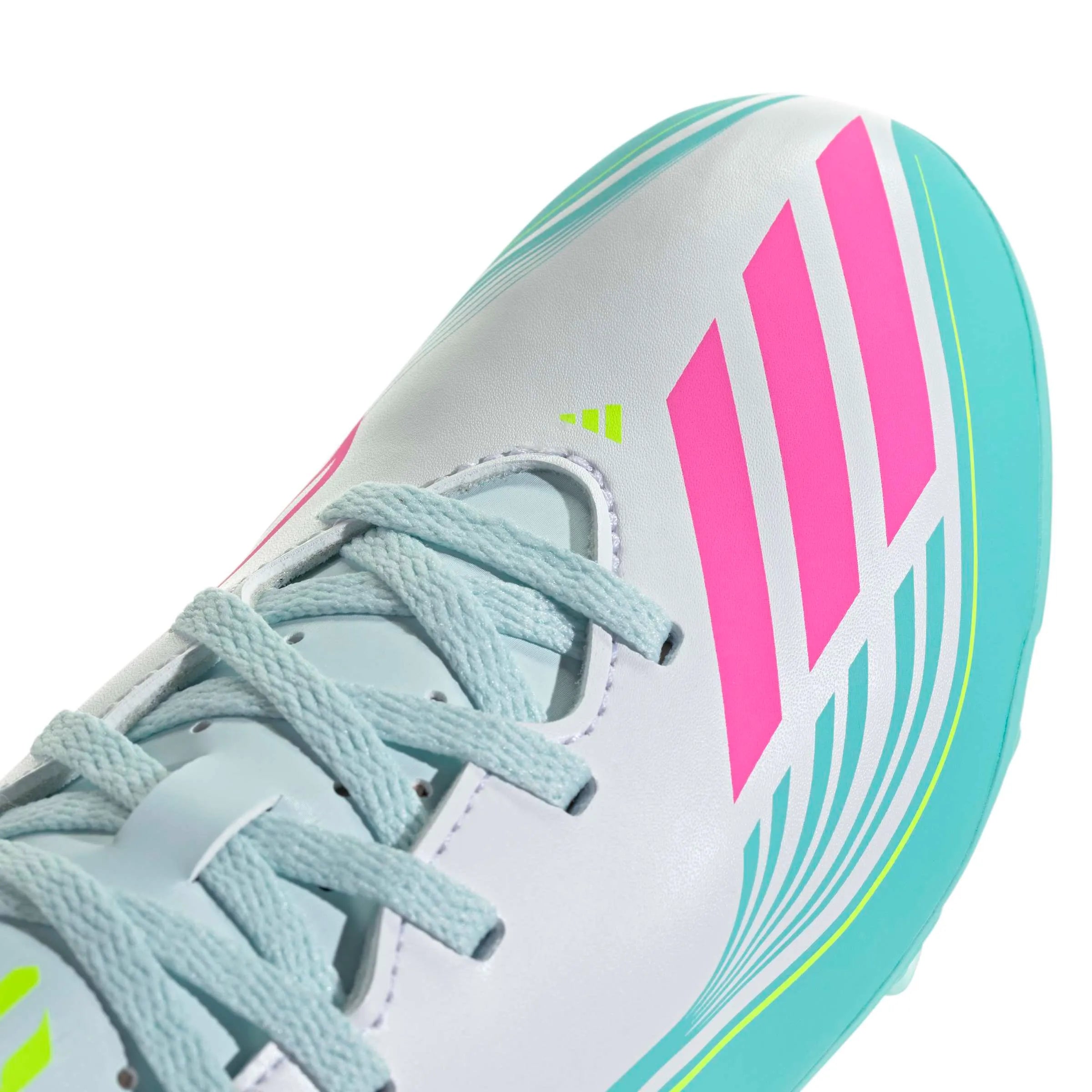 adidas Kids F50 Messi Club Firm/Multi Ground Soccer Cleats - Messi Aurora Radiante Pack (SP26) (Detail 1)