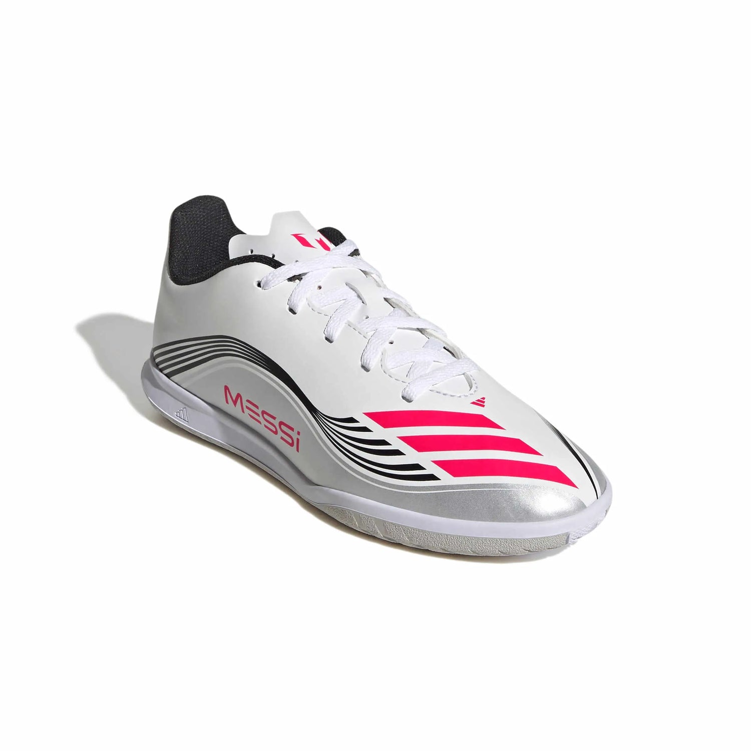 adidas Kids F50 Messi Club Indoor Soccer Shoes - Messi Prestig 10 (FA25) (Lateral - Front)