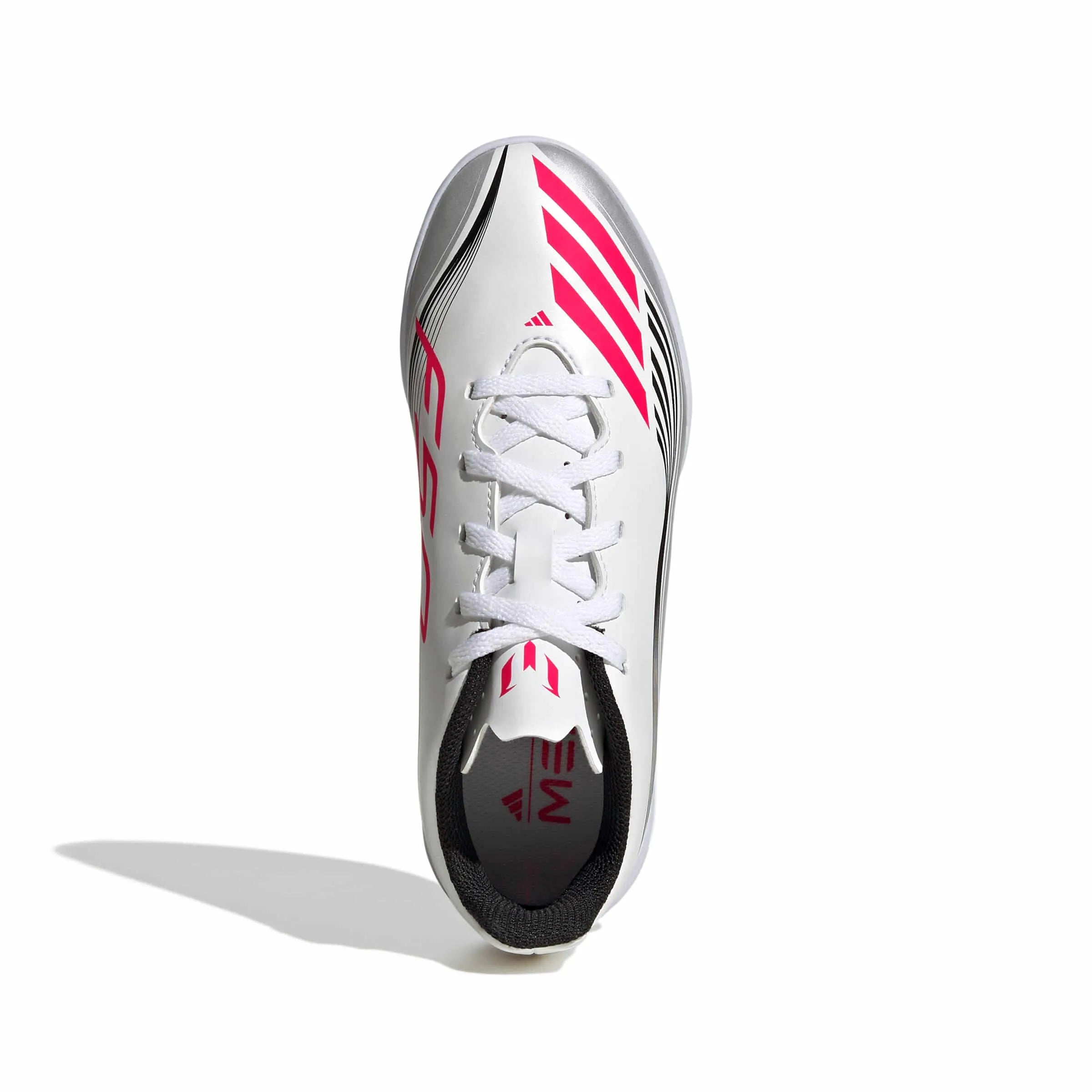 adidas Kids F50 Messi Club Indoor Soccer Shoes - Messi Prestig 10 (FA25) (Top)