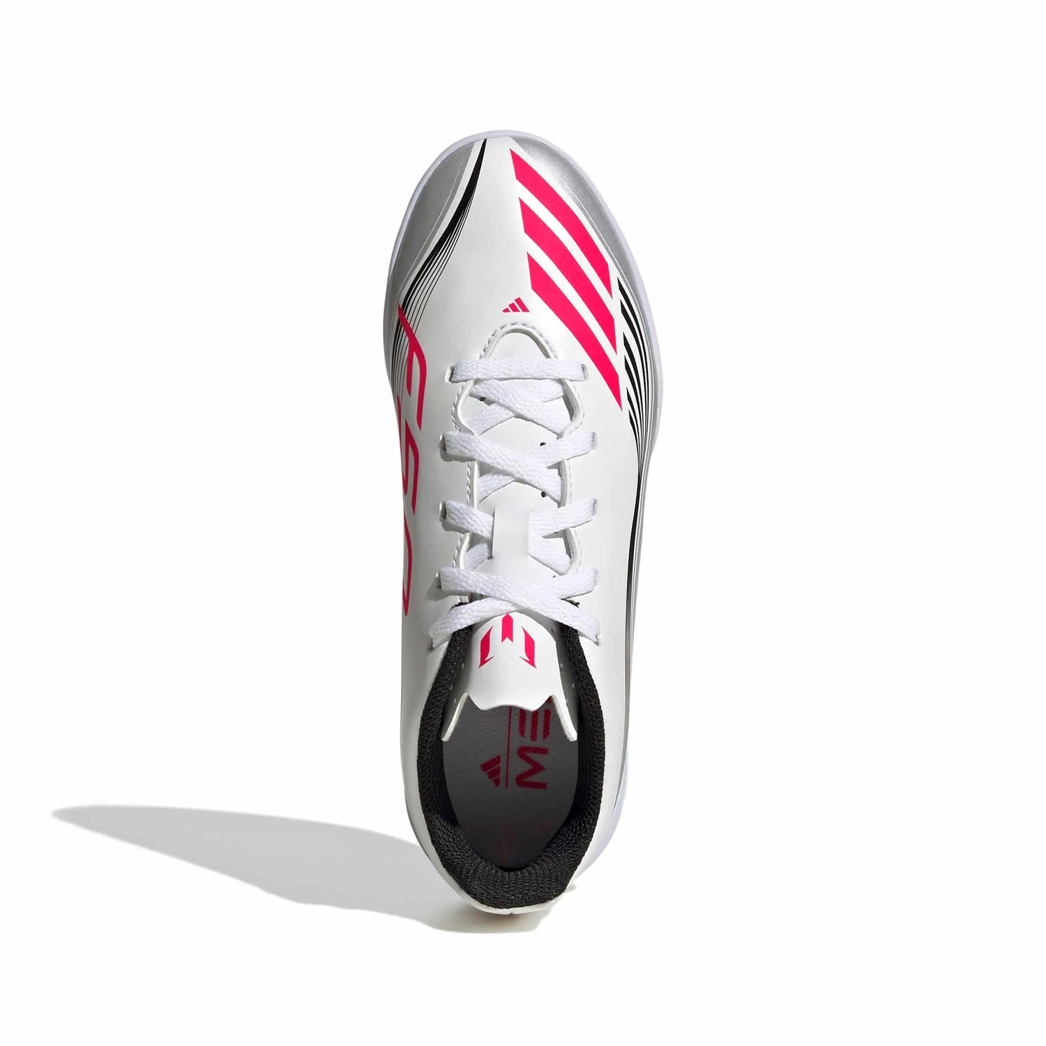 adidas Kids F50 Messi Club Indoor Soccer Shoes - Messi Prestig 10 (FA25) (Top)