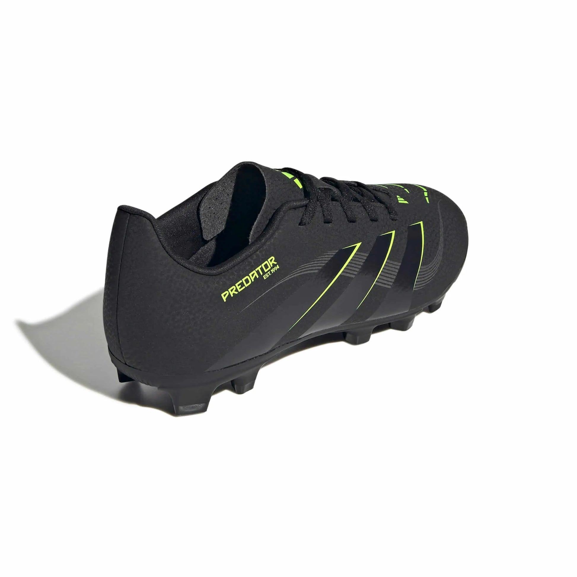 adidas Kids Predator Club Firm-Multi Ground Soccer Cleats - Electric Stealth Pack (FA25) (Lateral - Back)