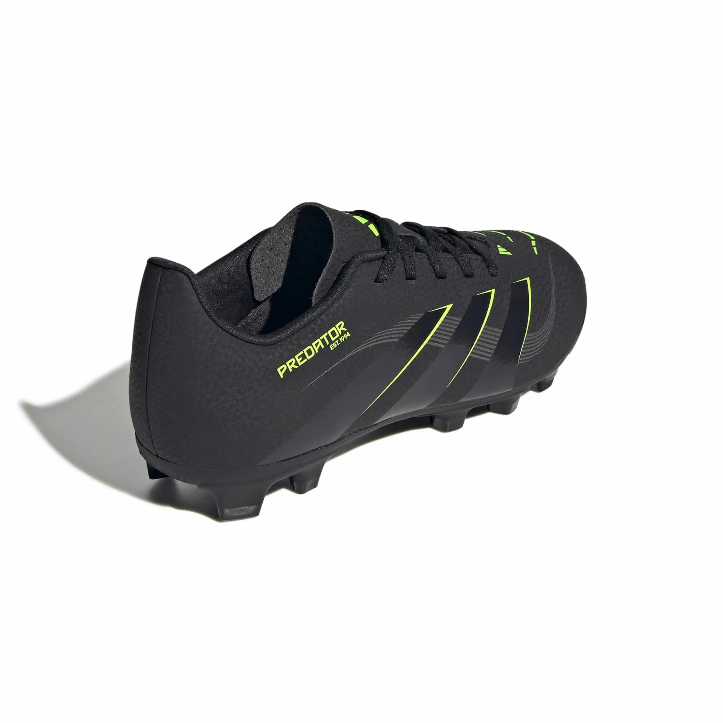 adidas Kids Predator Club Firm-Multi Ground Soccer Cleats - Electric Stealth Pack (FA25) (Lateral - Back)
