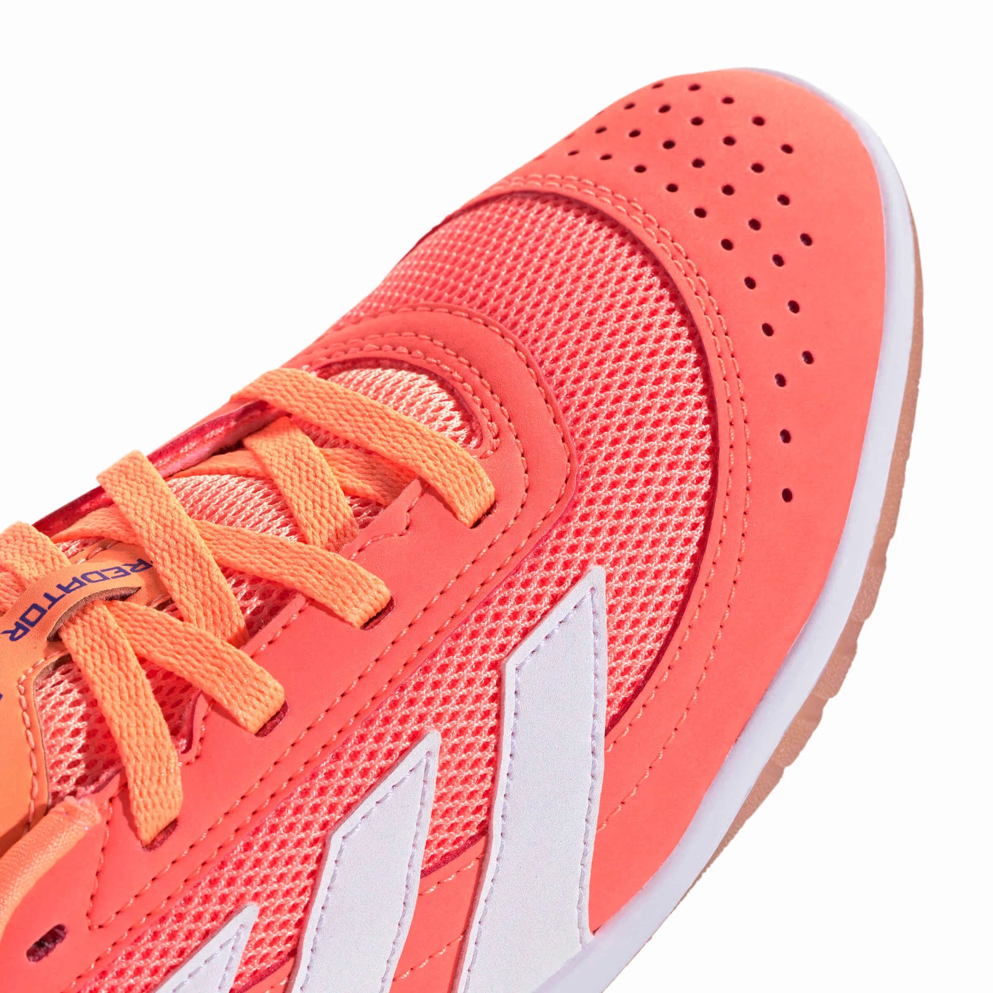 adidas Kids Predator Club Sala Indoor Soccer Shoes - Coral Blaze Pack (FA25) (Detail 1)
