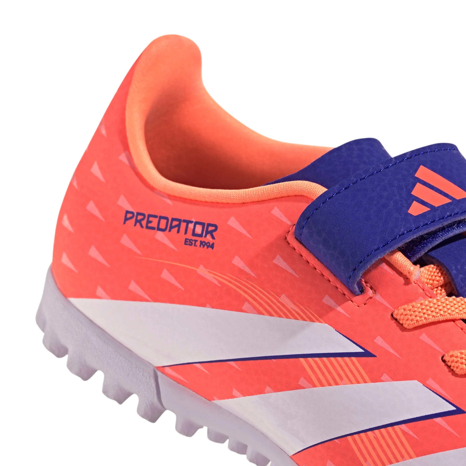 adidas Kids Predator Club Turf Soccer Shoes - Coral Blaze Pack (FA25) (Detail 1)