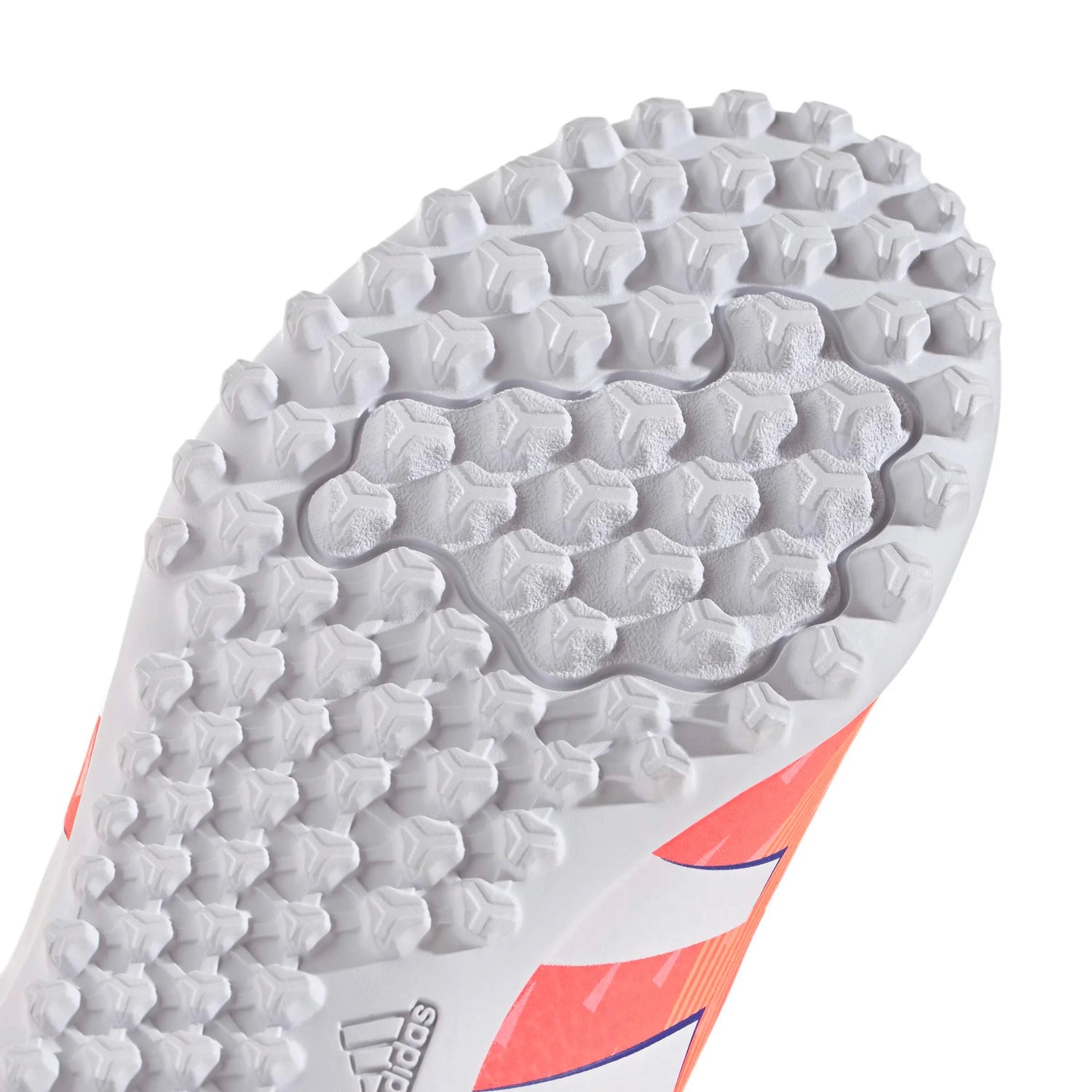 adidas Kids Predator Club Turf Soccer Shoes - Coral Blaze Pack (FA25) (Detail 2)