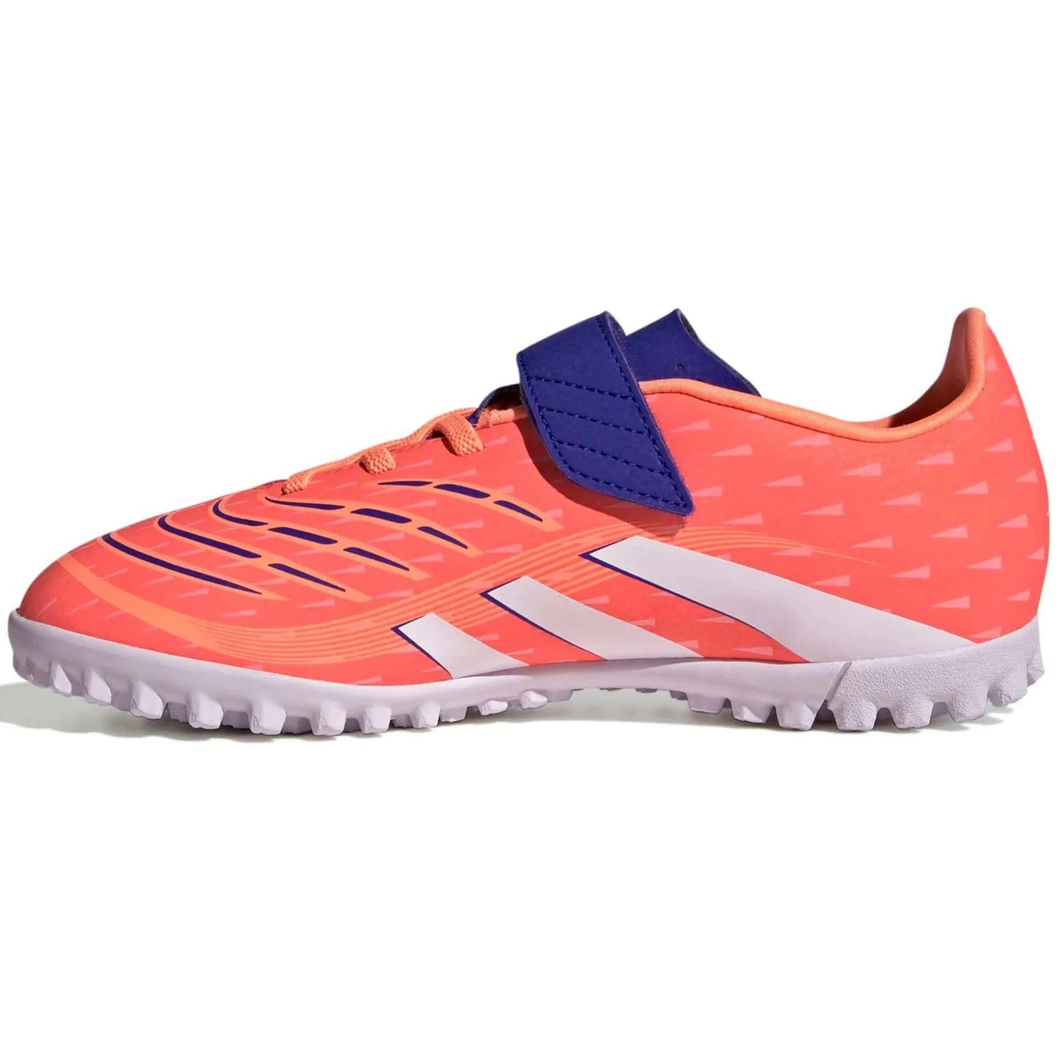adidas Kids Predator Club Turf Soccer Shoes - Coral Blaze Pack (FA25) (Side 2)