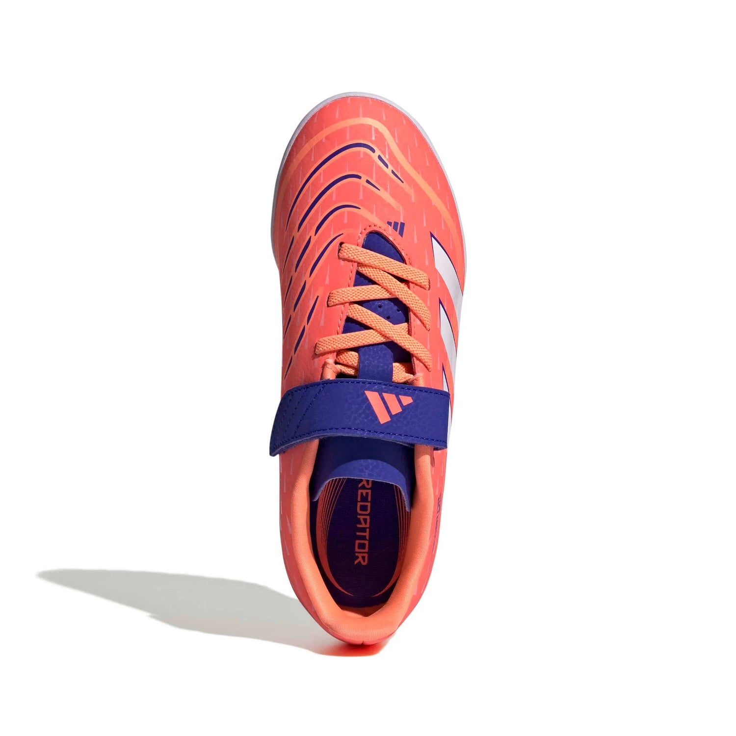 adidas Kids Predator Club Turf Soccer Shoes - Coral Blaze Pack (FA25) (Top)