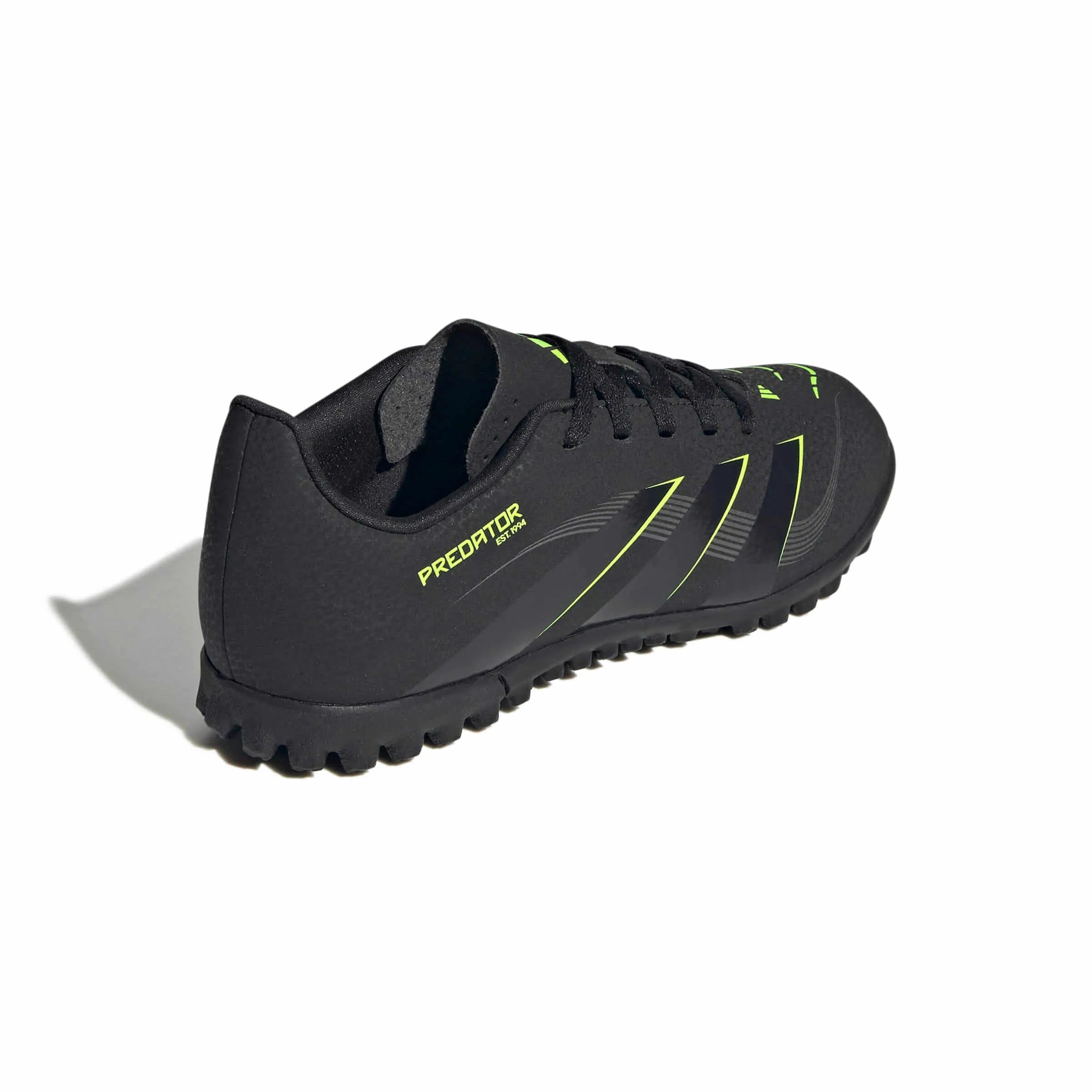 adidas Kids Predator Club Turf Soccer Shoes - Electric Stealth Pack (FA25) (Lateral - Back)