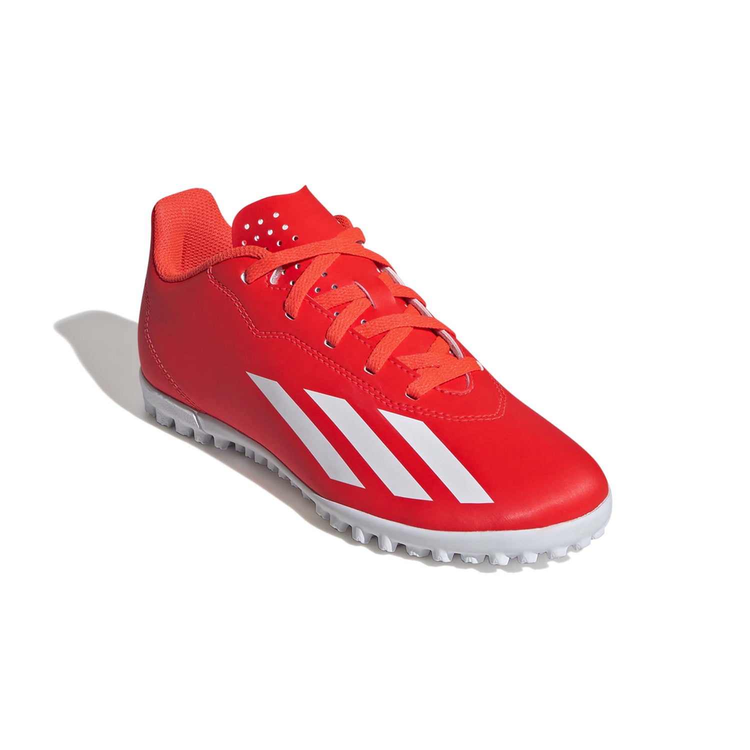 adidas Kids X Crazyfast Club Turf - Energy Citrus Pack (SP24) (Lateral - Front)