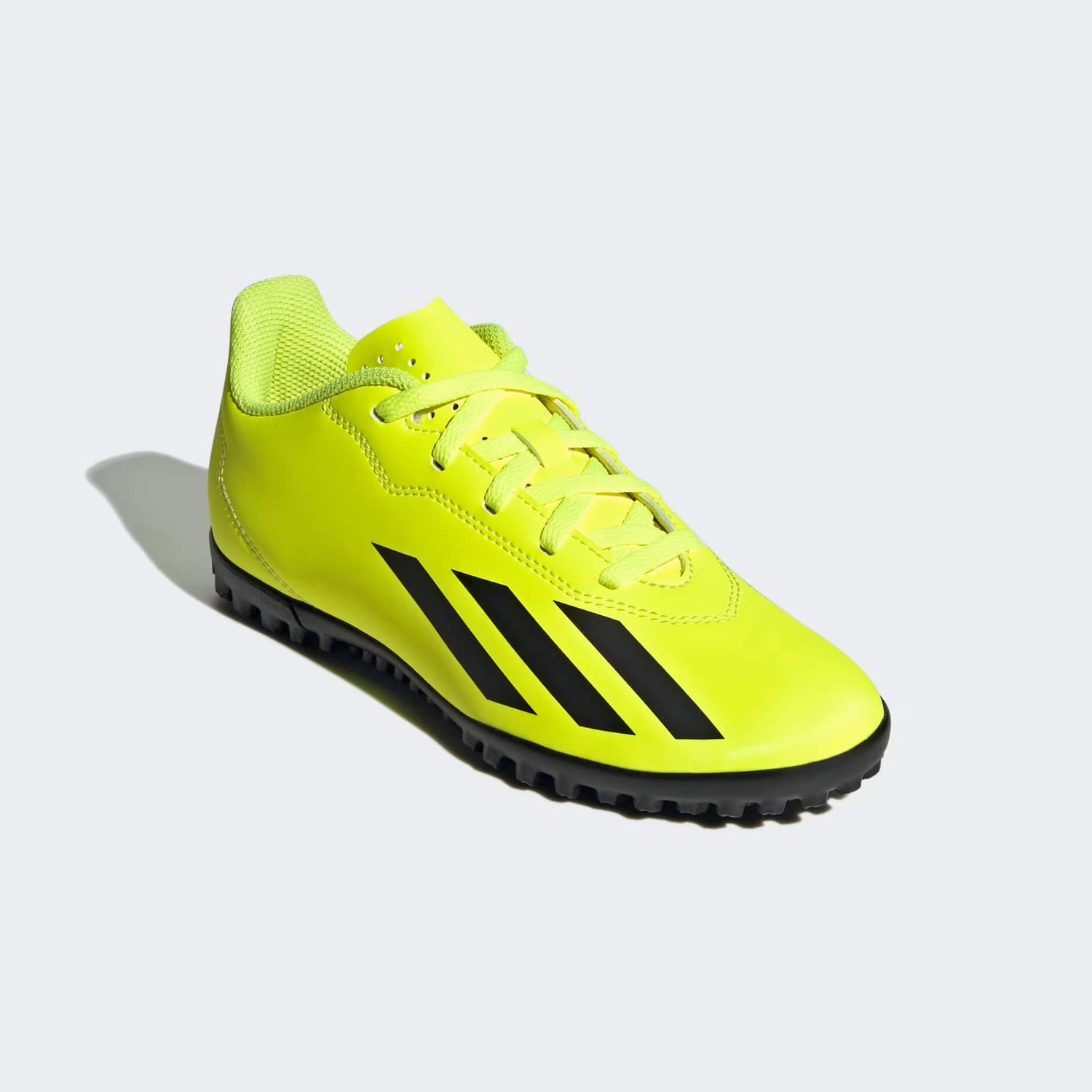 adidas Kids X Crazyfast Club Turf - Solar Energy Pack (SP24) (Lateral - Front)