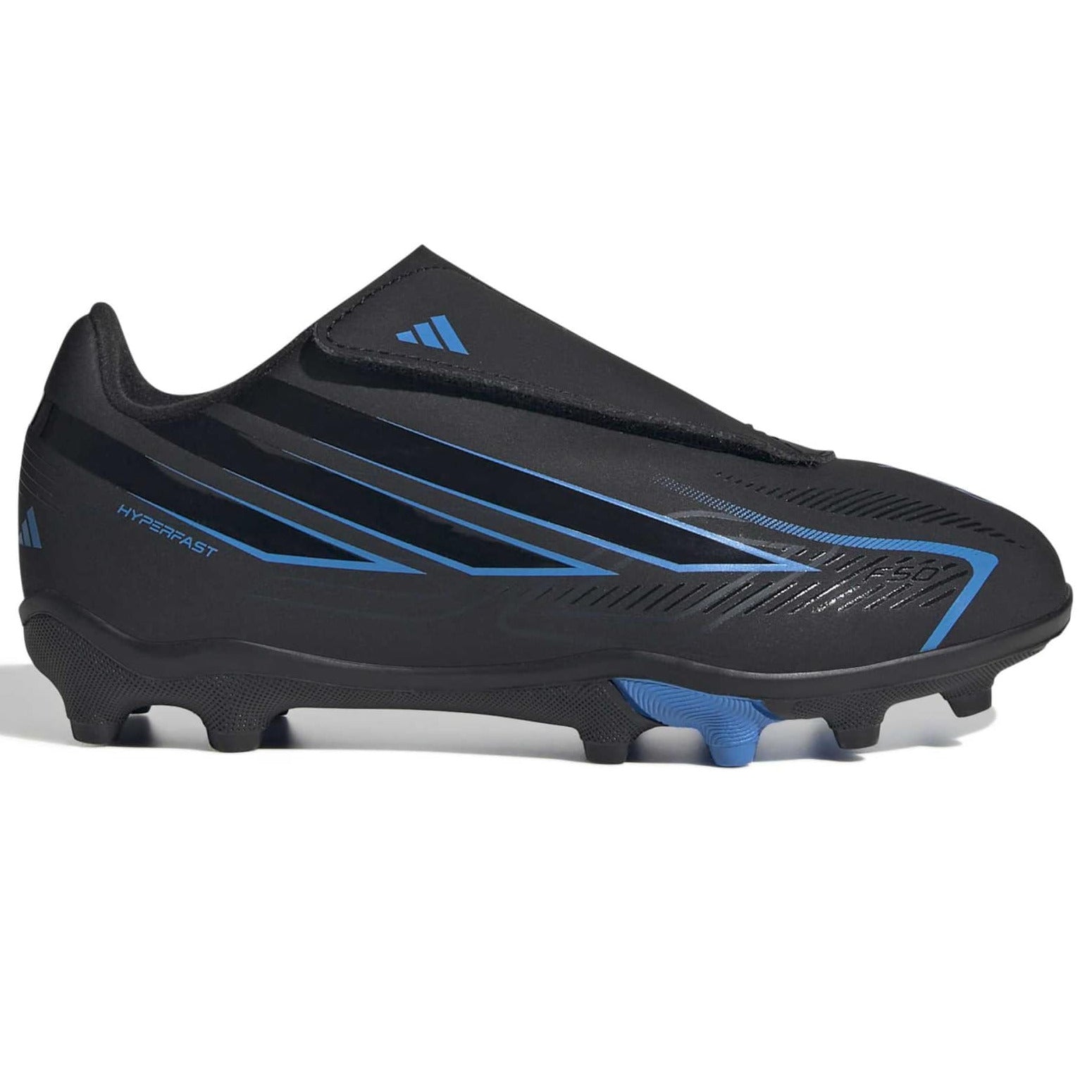 adidas Kids' F50 Hyperfast Club Velcro Firm-Multi Ground Soccer Cleats - Immortal DNA Pack (FA26) (Side 1)