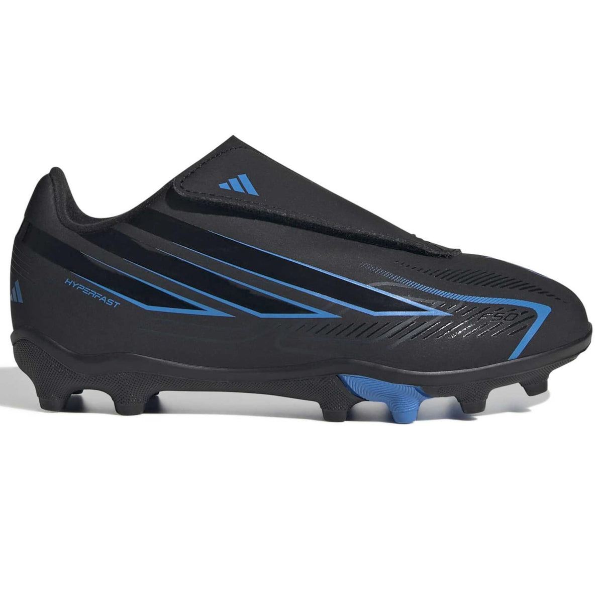 adidas Kids' F50 Hyperfast Club Velcro Firm-Multi Ground Soccer Cleats - Immortal DNA Pack (FA26) (Side 1)