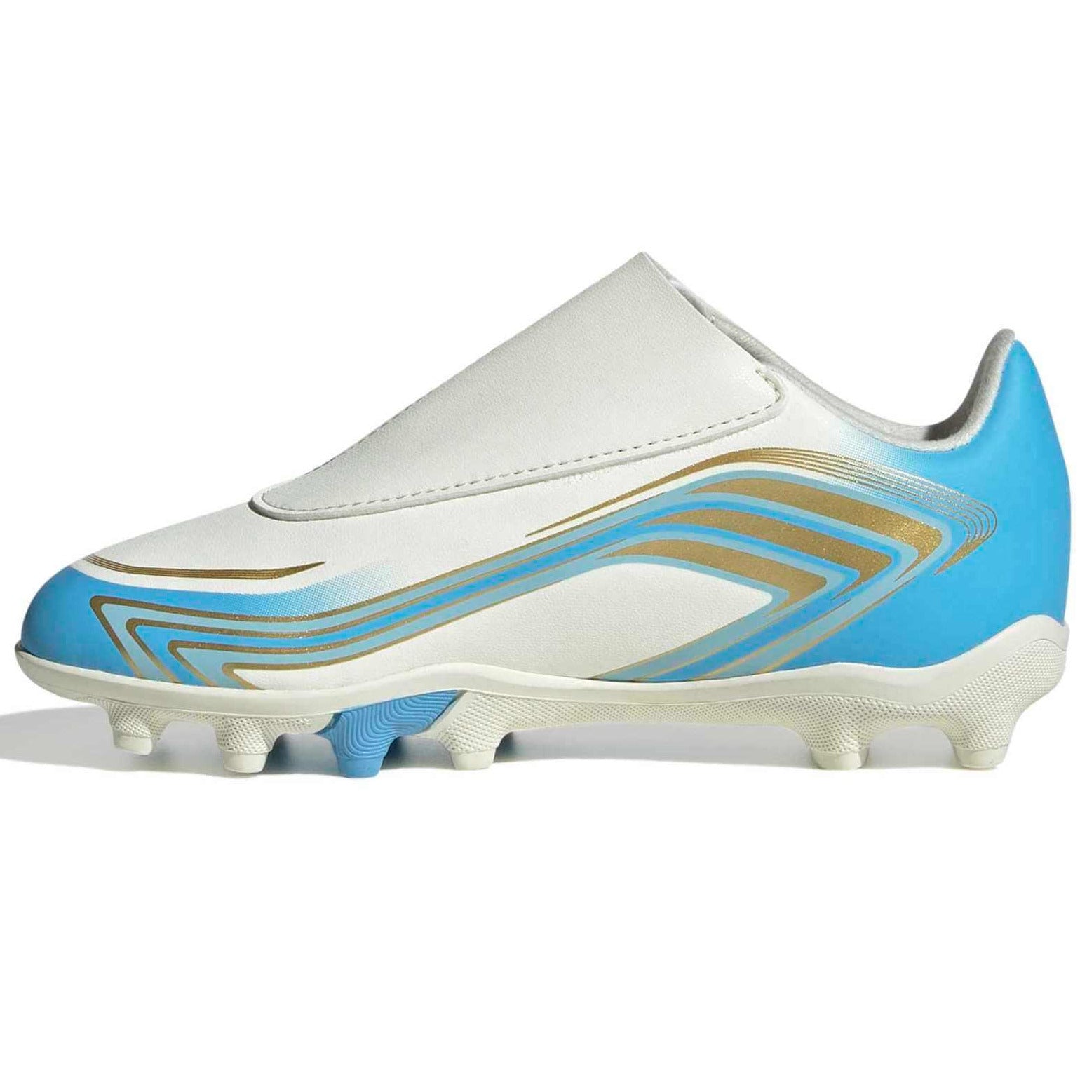 adidas Kids' F50 Messi Club Velcro Firm-Multi Ground Soccer Cleats - El Ultimo Tango Pack (SP26) (Side 2)