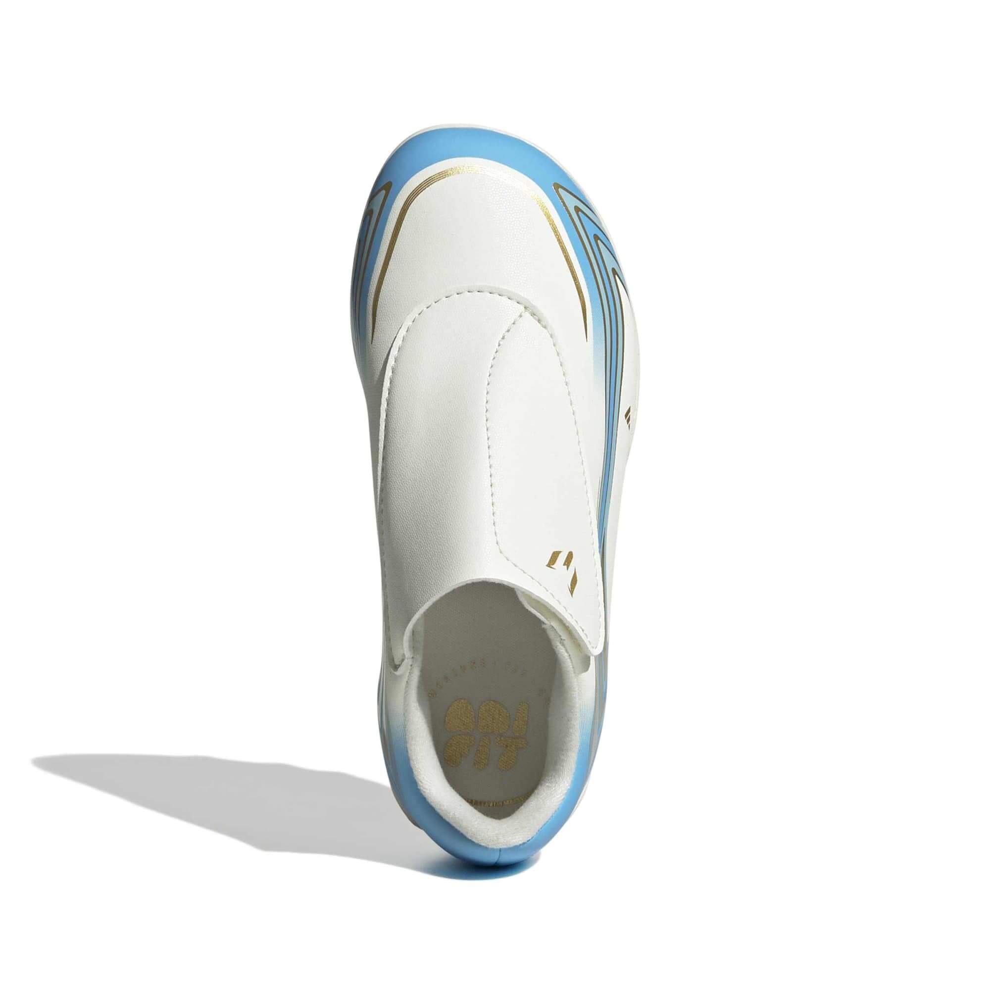 adidas Kids' F50 Messi Club Velcro Firm-Multi Ground Soccer Cleats - El Ultimo Tango Pack (SP26) (Top)