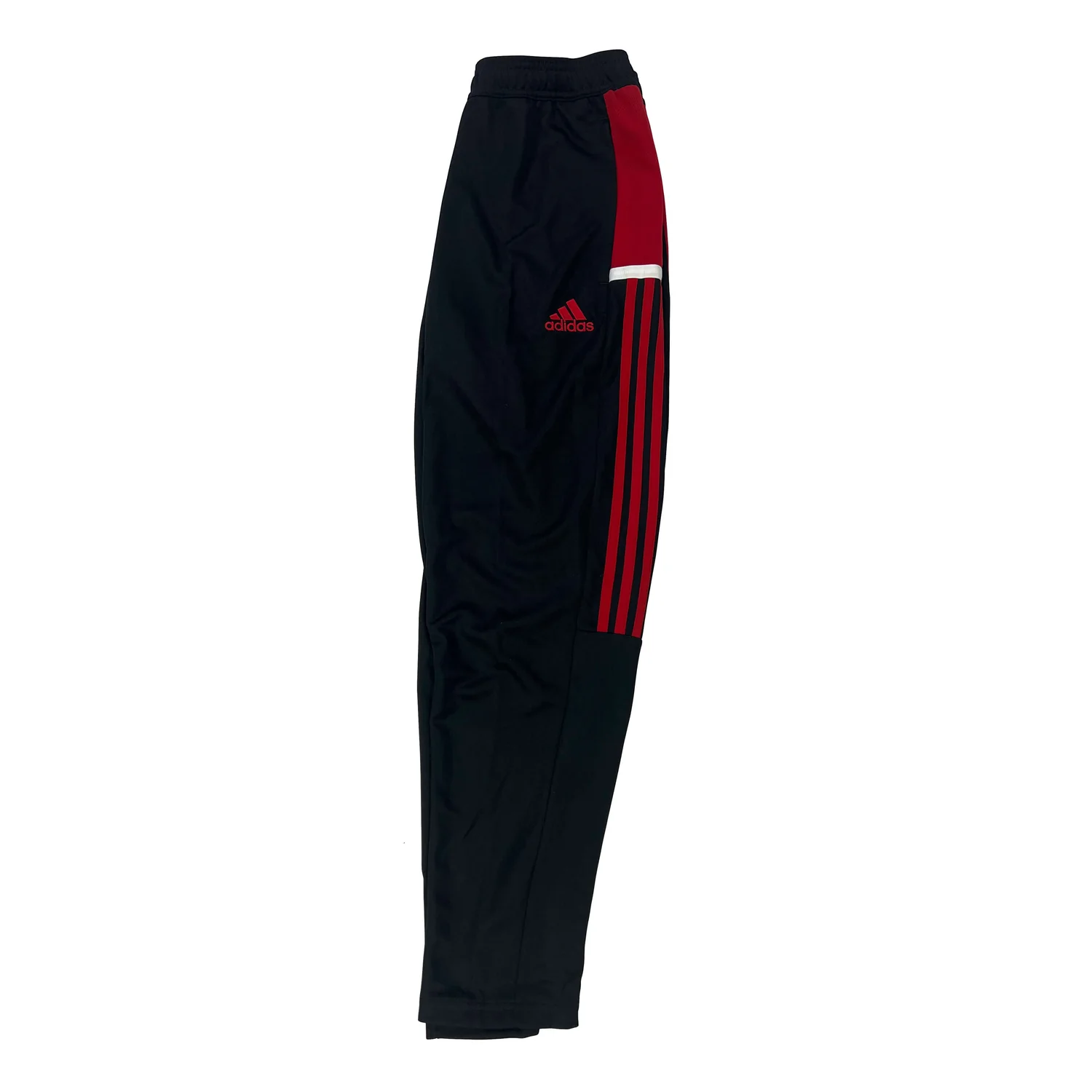 adidas MT19 Youth Track Pants Black-Red-White (Side)