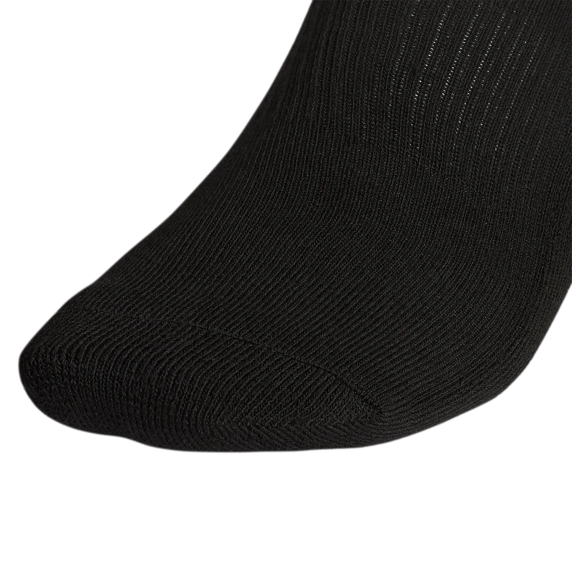 adidas Men's Athletic Cushioned 6-Pack Low-Cut Socks Black (Detail 2)