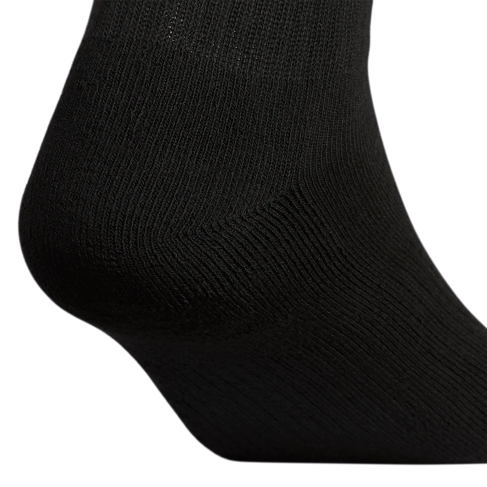 adidas Men's Athletic Cushioned 6-Pack Quarter Socks Black (Detail 3)