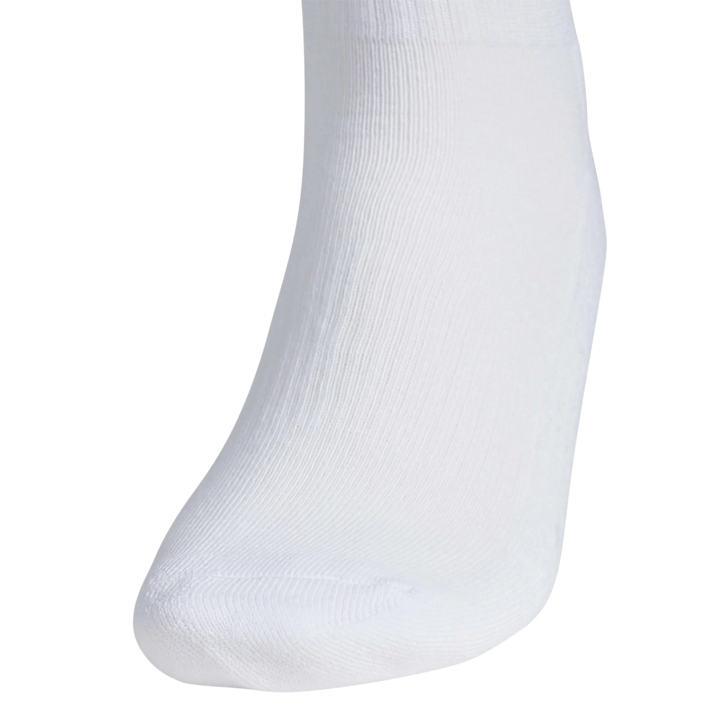 adidas Men's Athletic Cushioned 6-Pack Quarter Socks White (Detail 2)