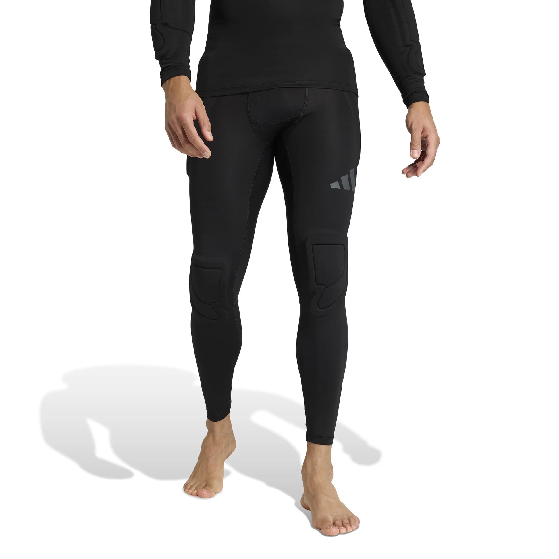 adidas Men's Goalkeeper Padded Long Tights (Model - Front)