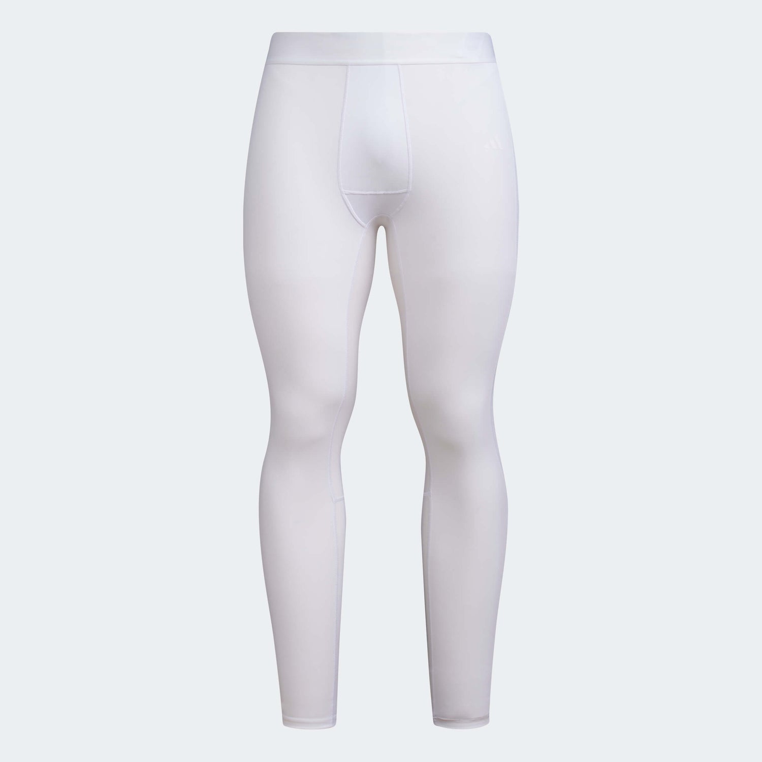 adidas Men's Techfit Long Tights White (Front)