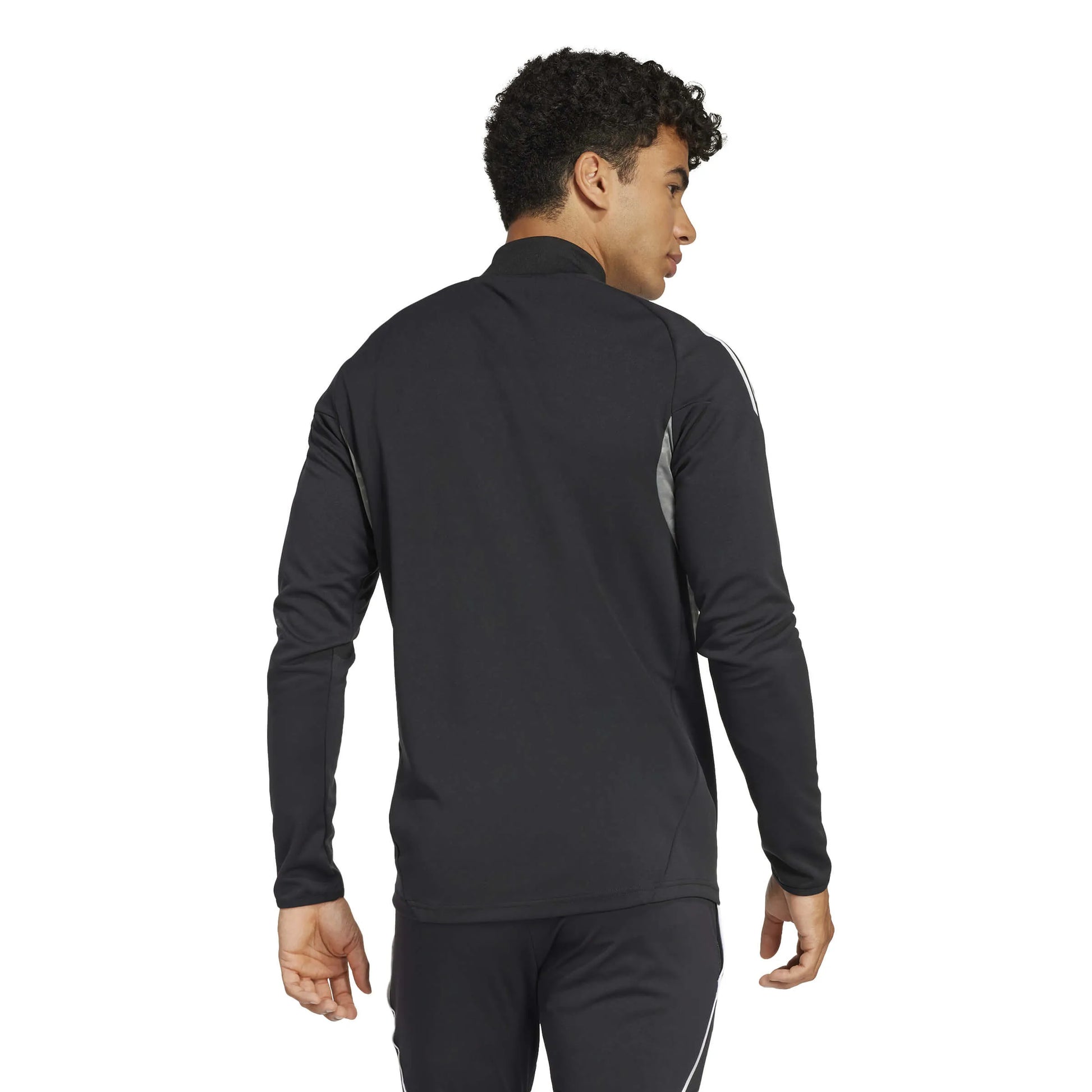 adidas Men's Tiro25C Training Jacket Black (Model - Back)