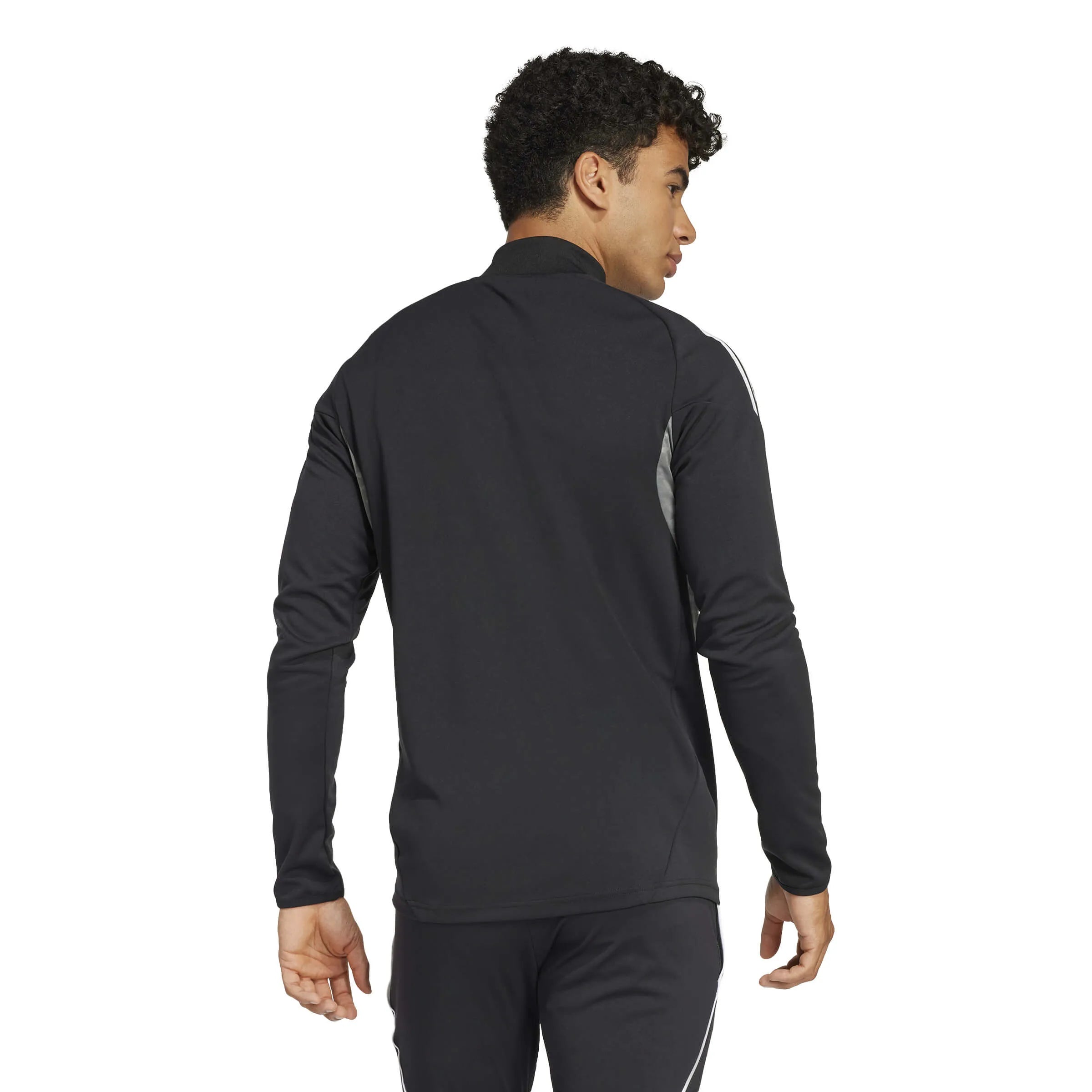 adidas Men's Tiro25C Training Jacket Black (Model - Back)