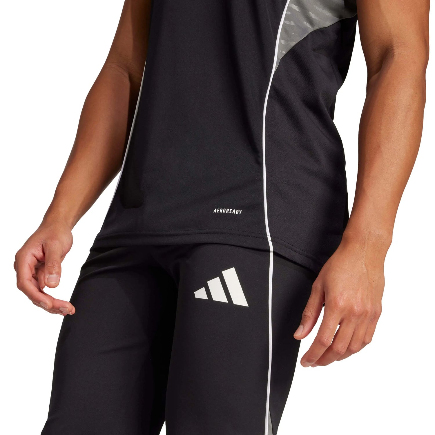 adidas Men's Tiro 25 Competition Sleeveless Soccer Jersey (Detail 2)