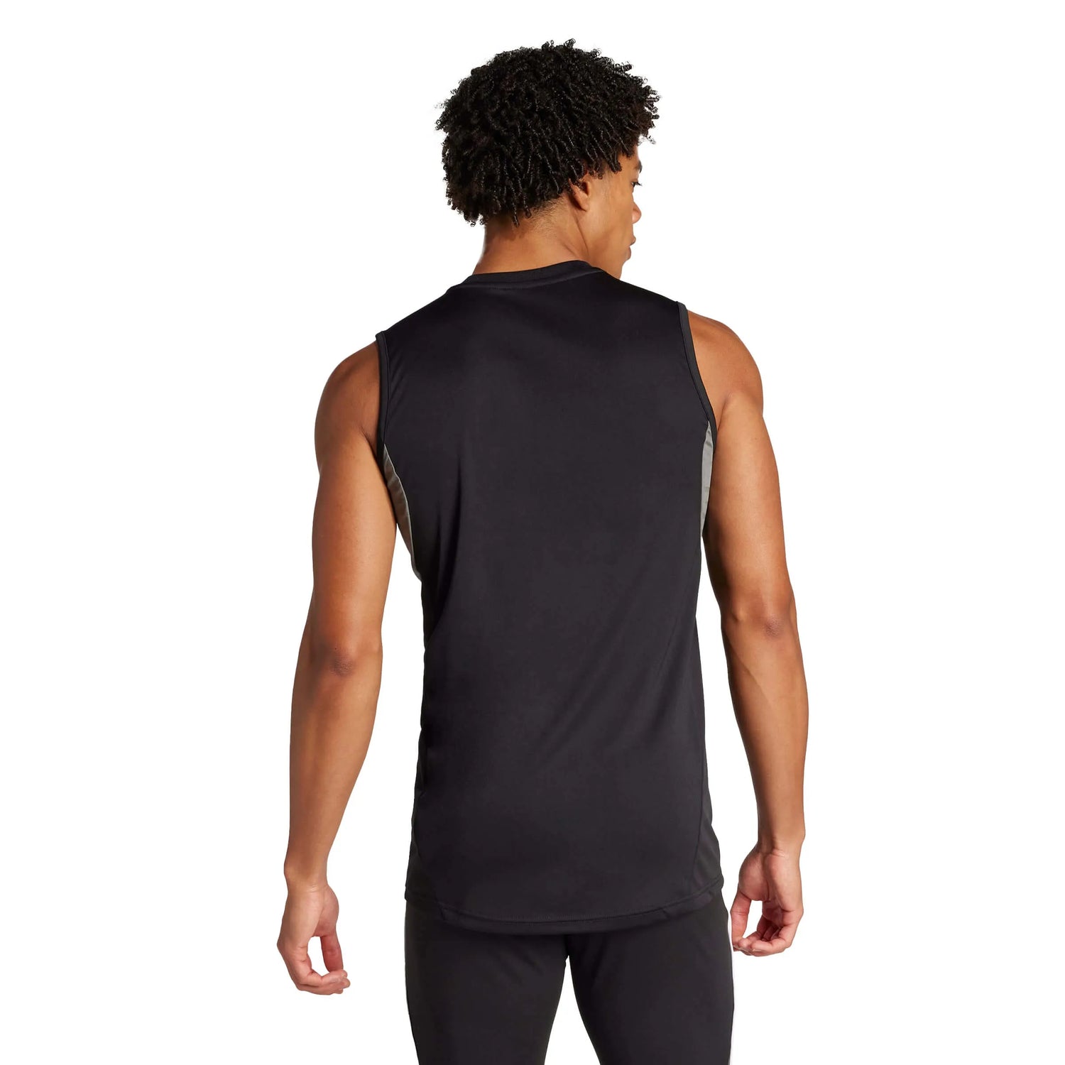 adidas Men's Tiro 25 Competition Sleeveless Soccer Jersey (Model - Back)