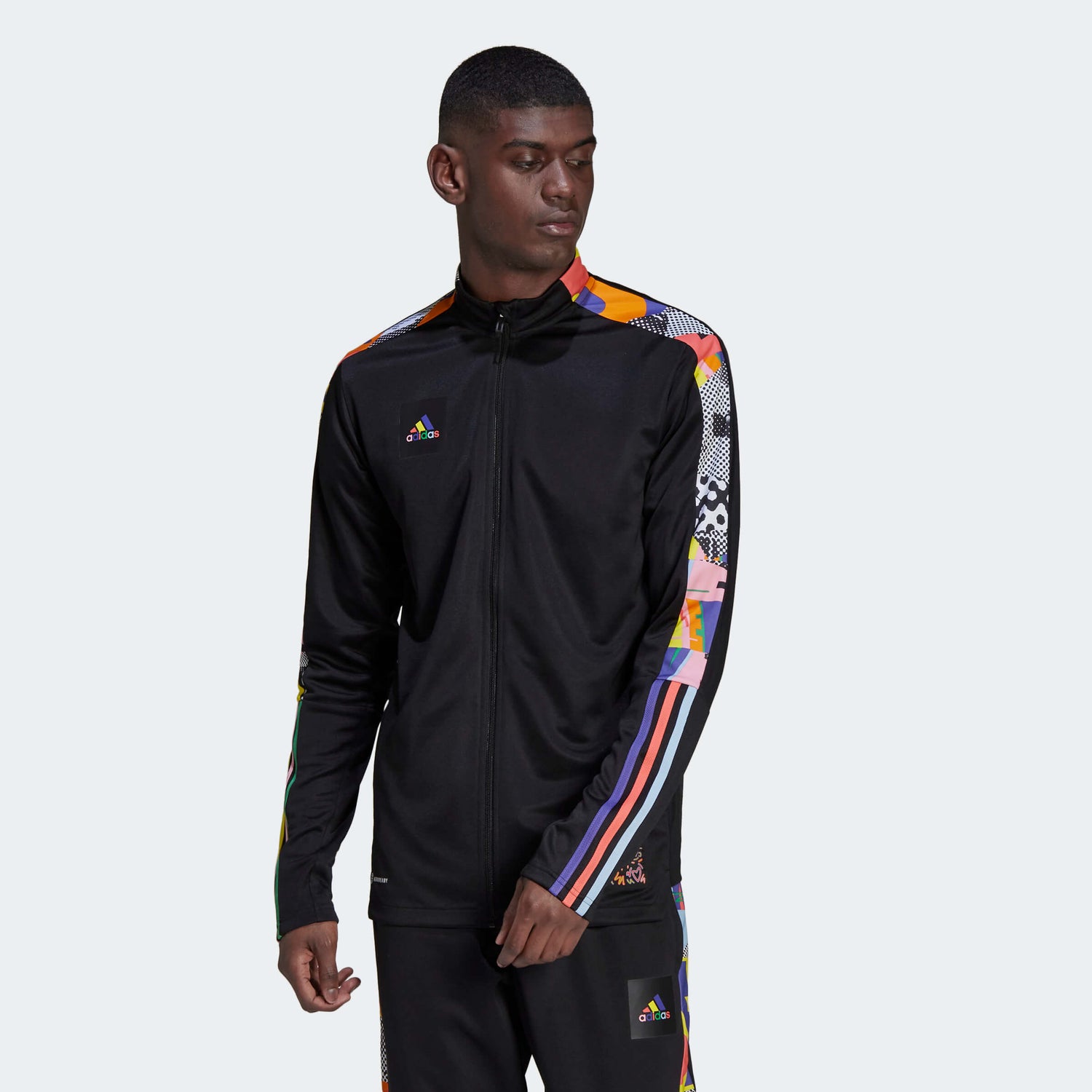 adidas Men's Tiro Pride Jacket (Model - Front)