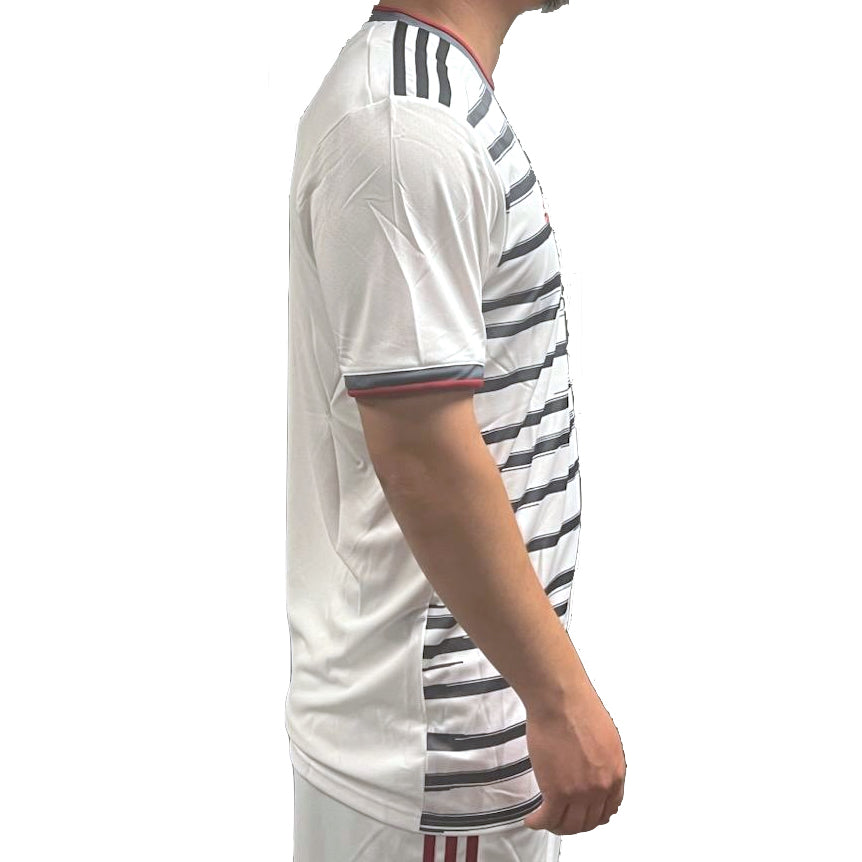 adidas MiComp21 Women's Jersey White-Gray-Red (Model - Side)