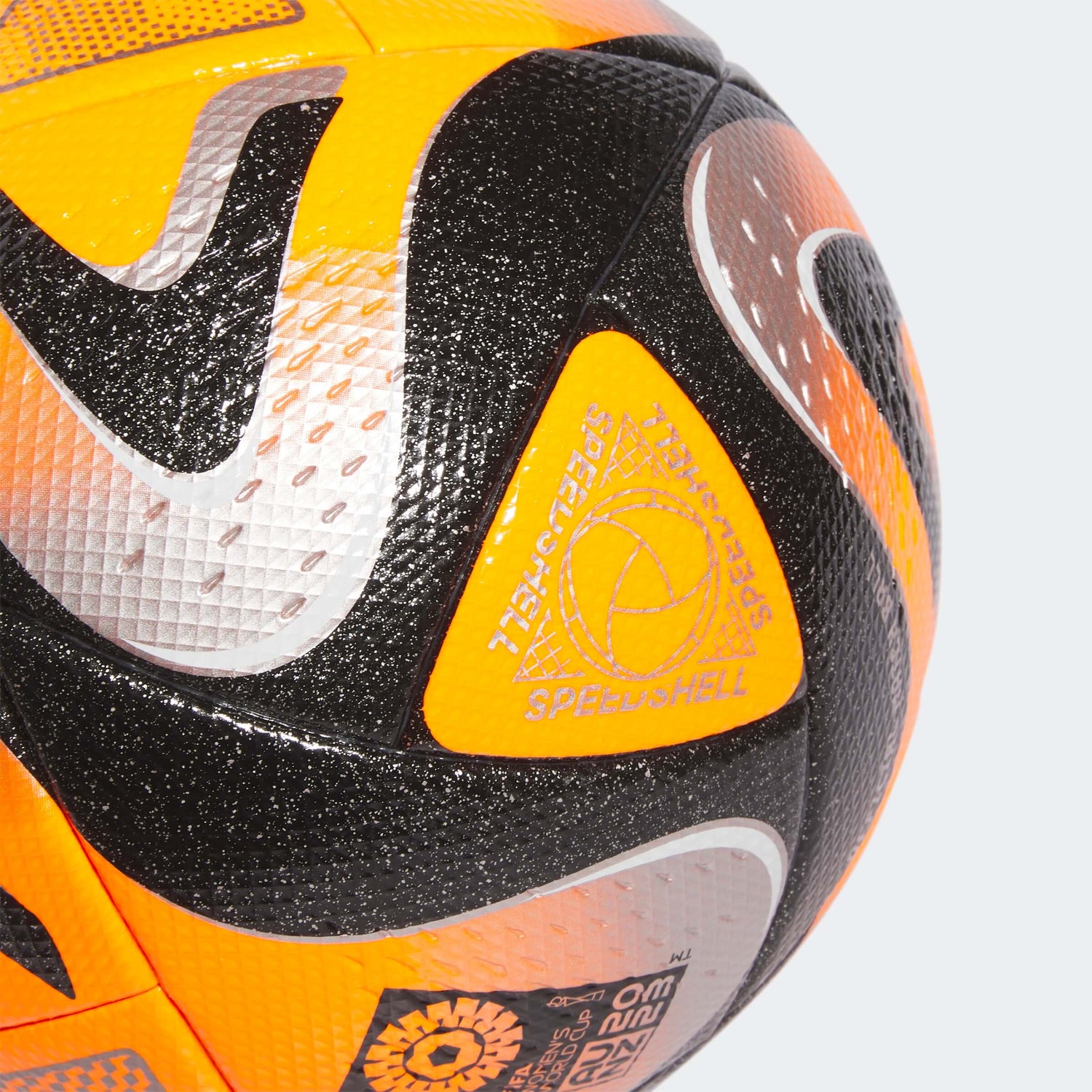 adidas Oceaunz Pro Winter Official Match Ball - Solar Orange-Black-Silver (Detail 2)