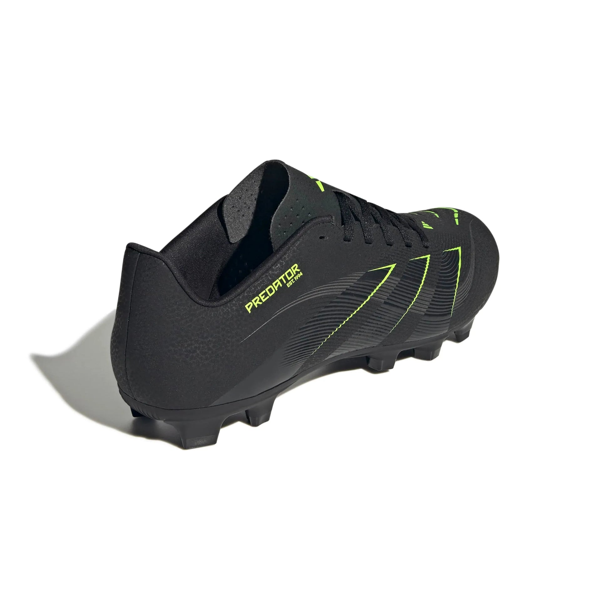 adidas Predator Club Firm-Multi Ground Soccer Cleats - Electric Stealth Pack (FA25) (Lateral - Back)