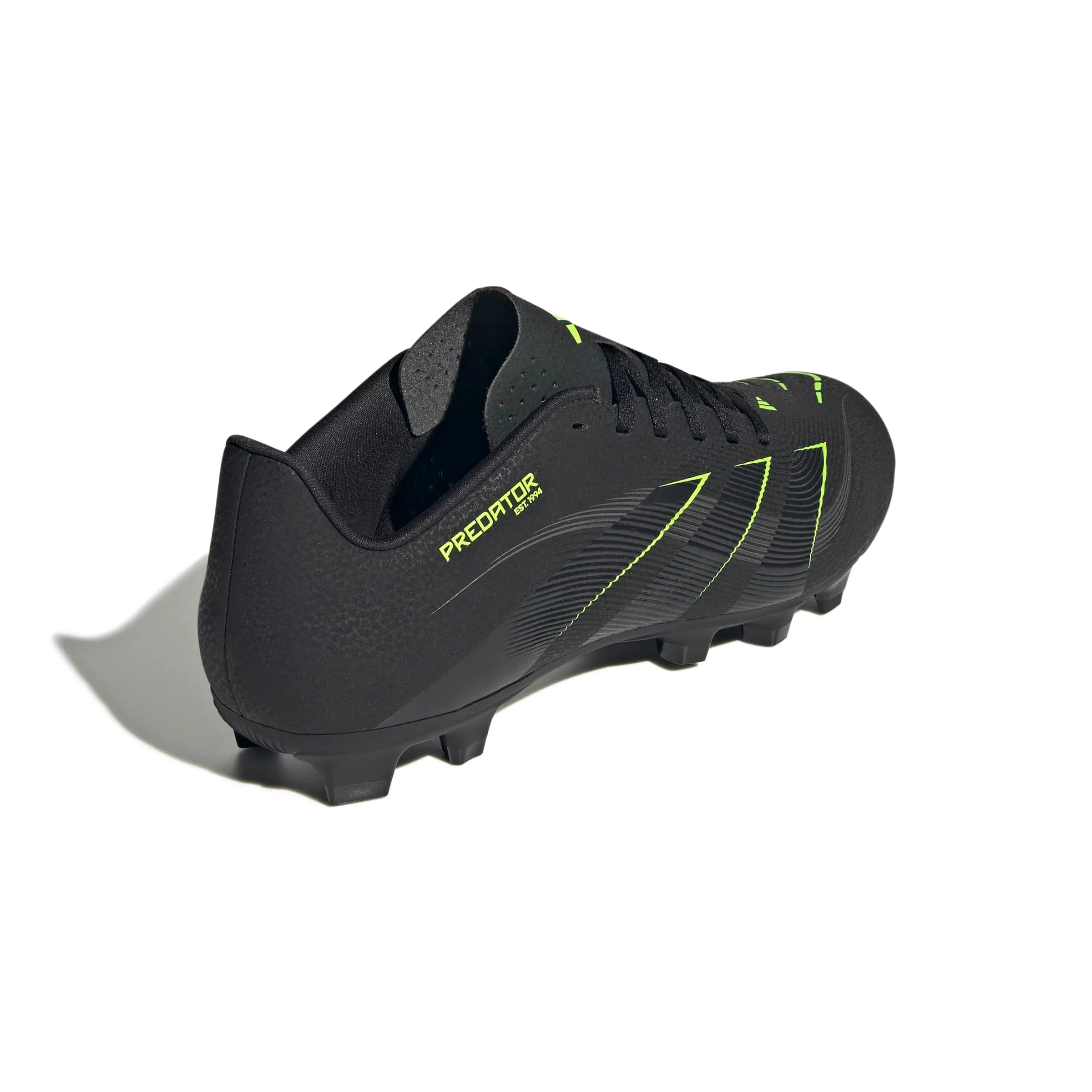 adidas Predator Club Firm-Multi Ground Soccer Cleats - Electric Stealth Pack (FA25) (Lateral - Back)