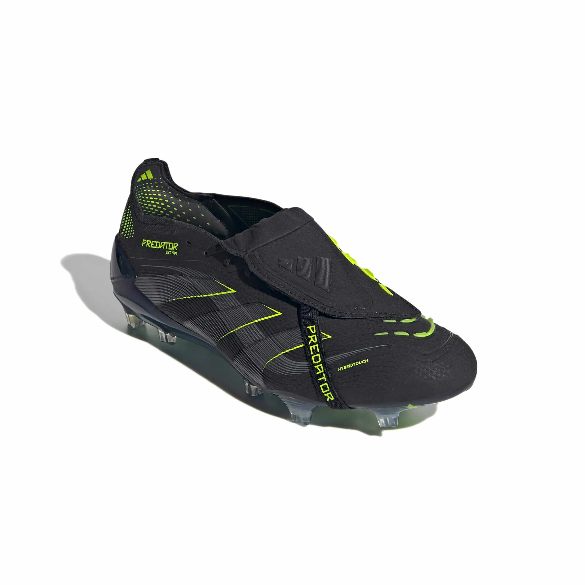 adidas Predator Elite Fold-Over Tongue Firm Ground Soccer Cleats - Electric Stealth Pack (FA25) (Lateral - Front)