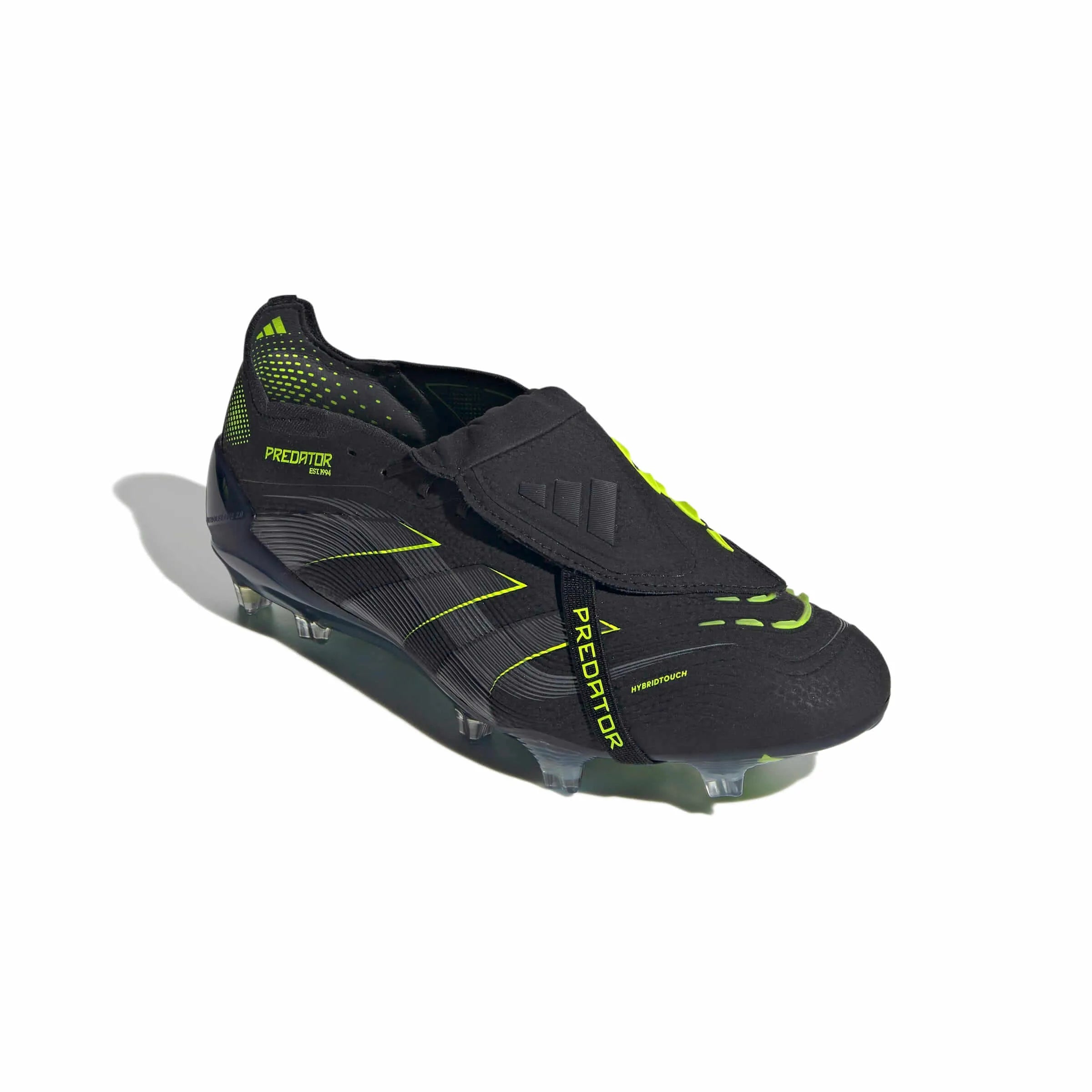 adidas Predator Elite Fold-Over Tongue Firm Ground Soccer Cleats - Electric Stealth Pack (FA25) (Lateral - Front)