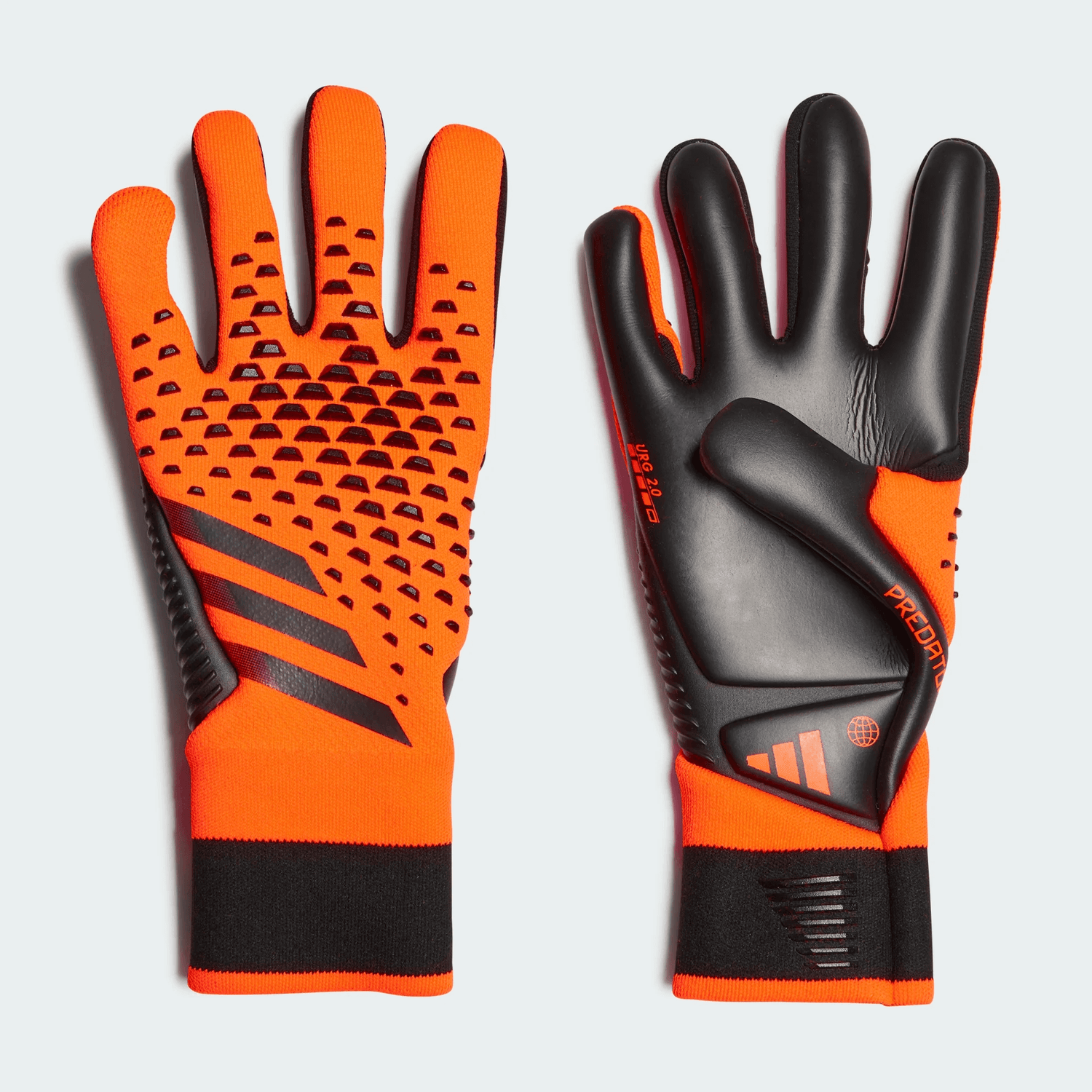 adidas Predator GL Pro Gloves Solar Orange Black Black (Set)