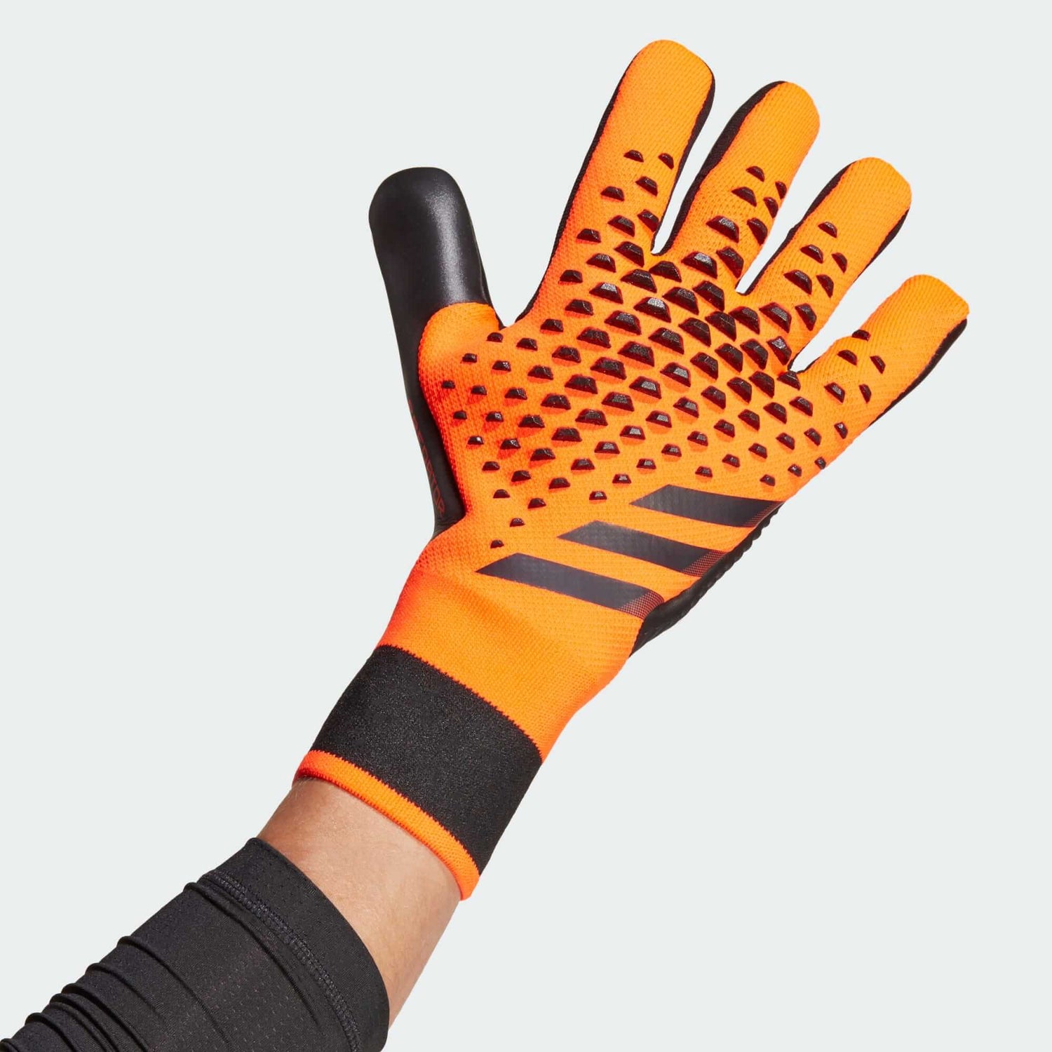 adidas Predator GL Pro Gloves Solar Orange Black Black (Single - Outer)