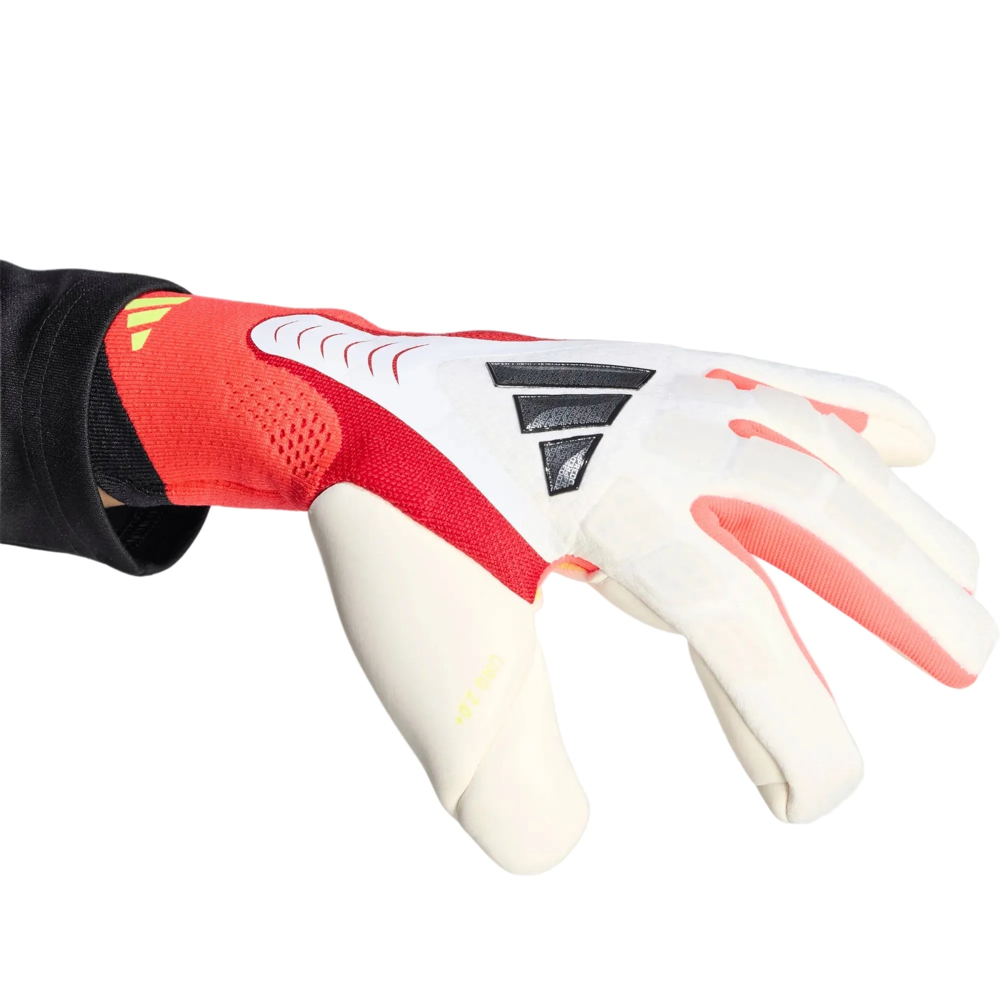 adidas Predator GL Pro Goalkeeper Gloves White / Lucid Red / Black (Single - Side)