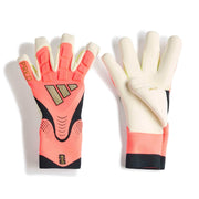 adidas Predator GL Pro Hybrid Goalkeeper Gloves Ivory - Solar Turbo - Gold Metallic (Pair)