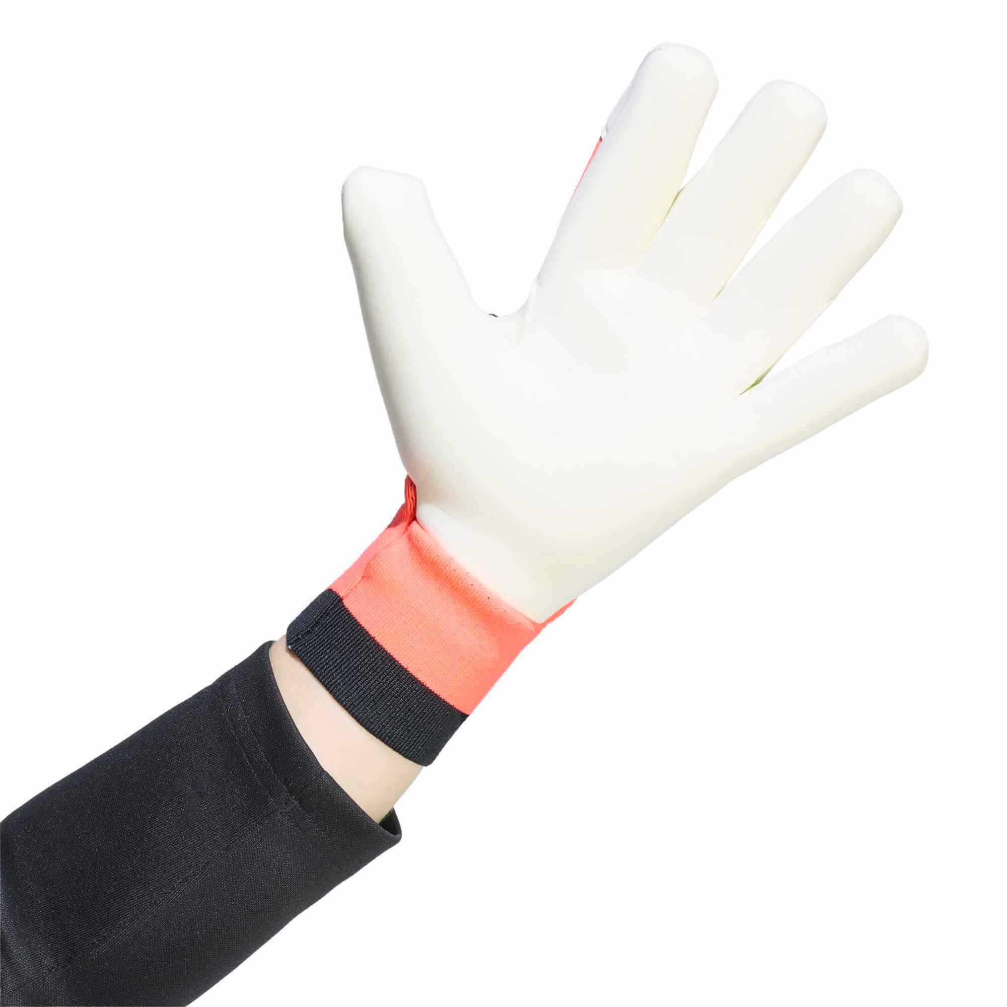 adidas Predator GL Pro Hybrid Goalkeeper Gloves Ivory - Solar Turbo - Gold Metallic (Single - Inner)