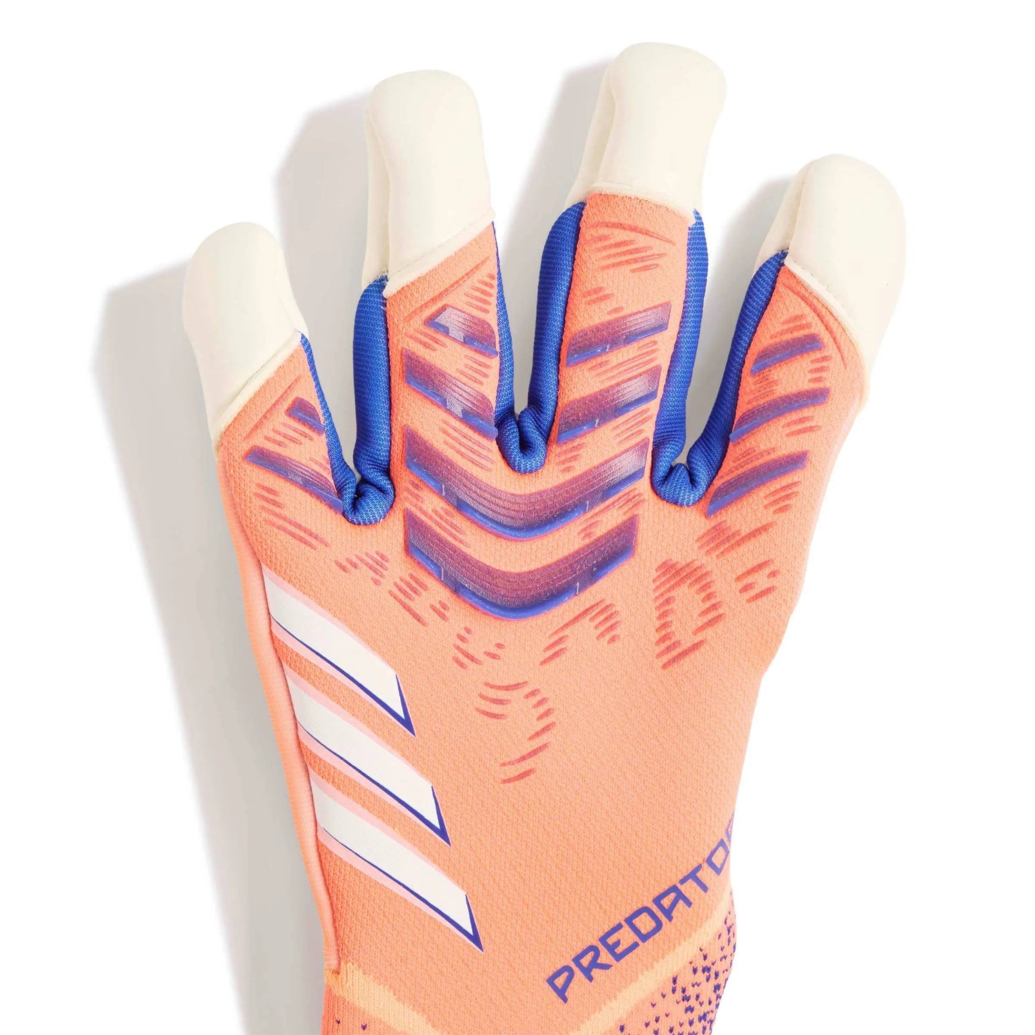 adidas Predator GL Pro Hybrid Goalkeeper Gloves Signal Coral/White/Lucid Blue (Detail 2)