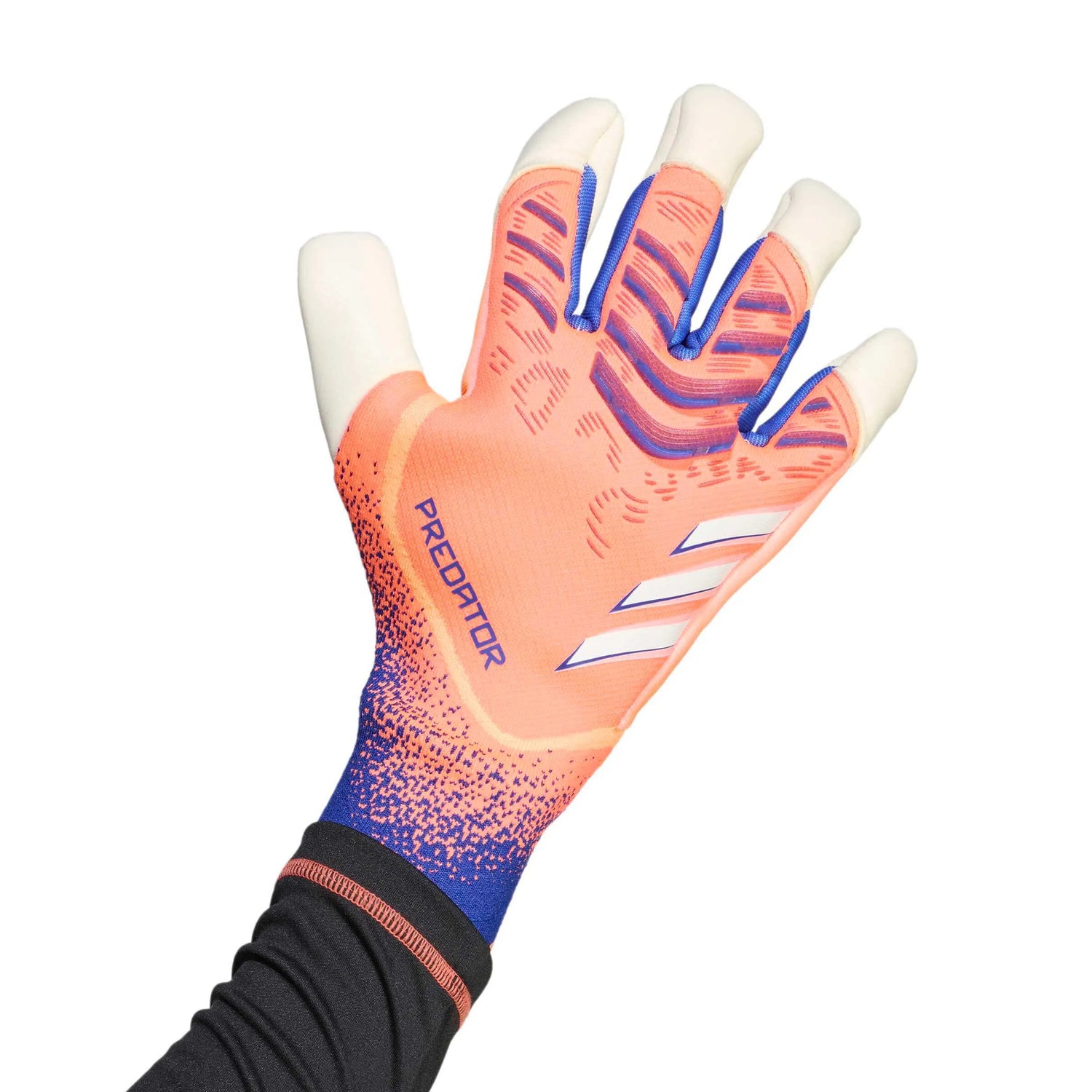 adidas Predator GL Pro Hybrid Goalkeeper Gloves Signal Coral/White/Lucid Blue (Single - Outer)